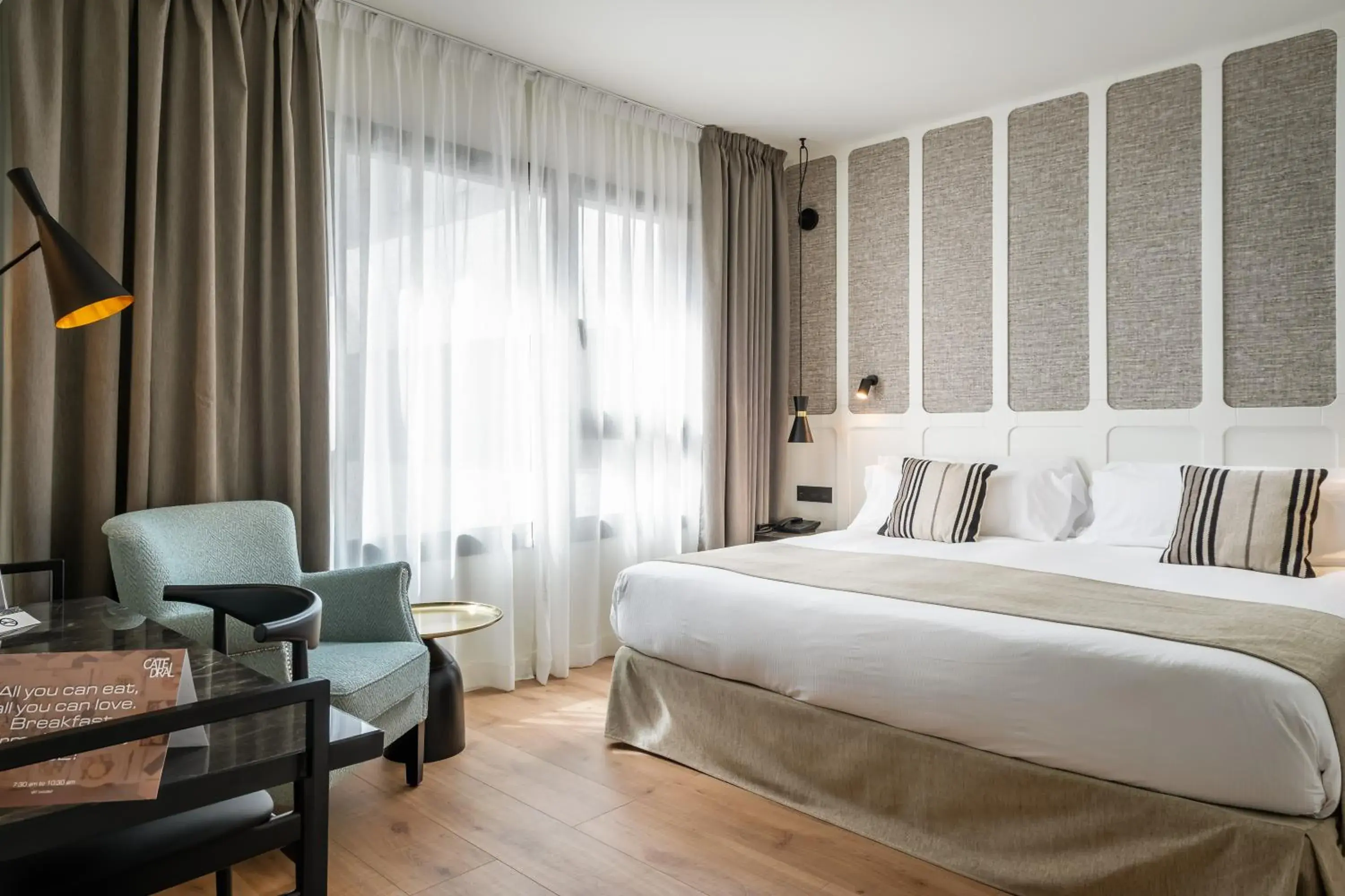 Bed in Hotel Barcelona Catedral 4 Sup Bed in Hotel Barcelona Catedral 4 Sup