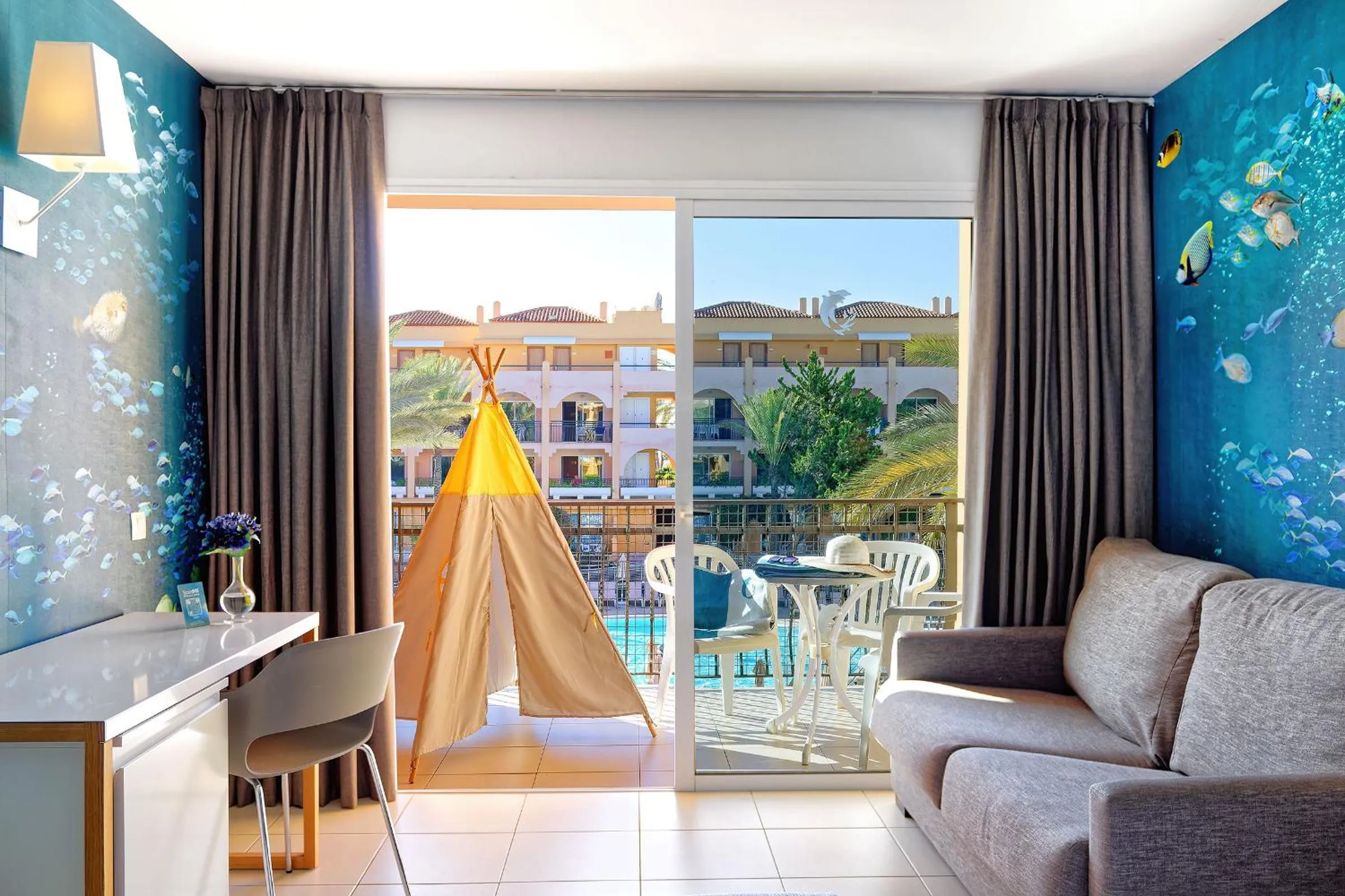 Living room in Mirador Maspalomas by Dunas