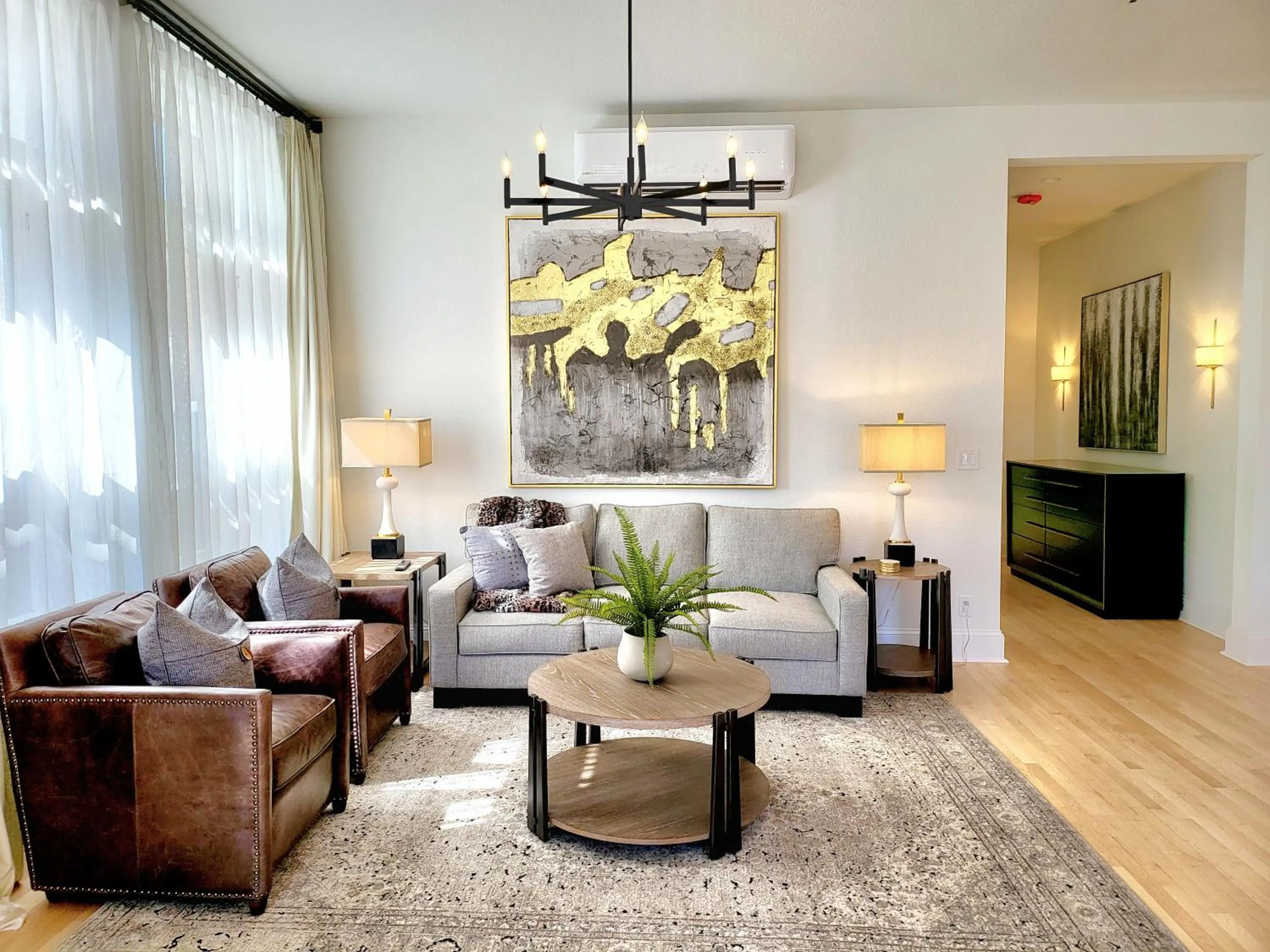 Living room in The Bank Hotel Deadwood