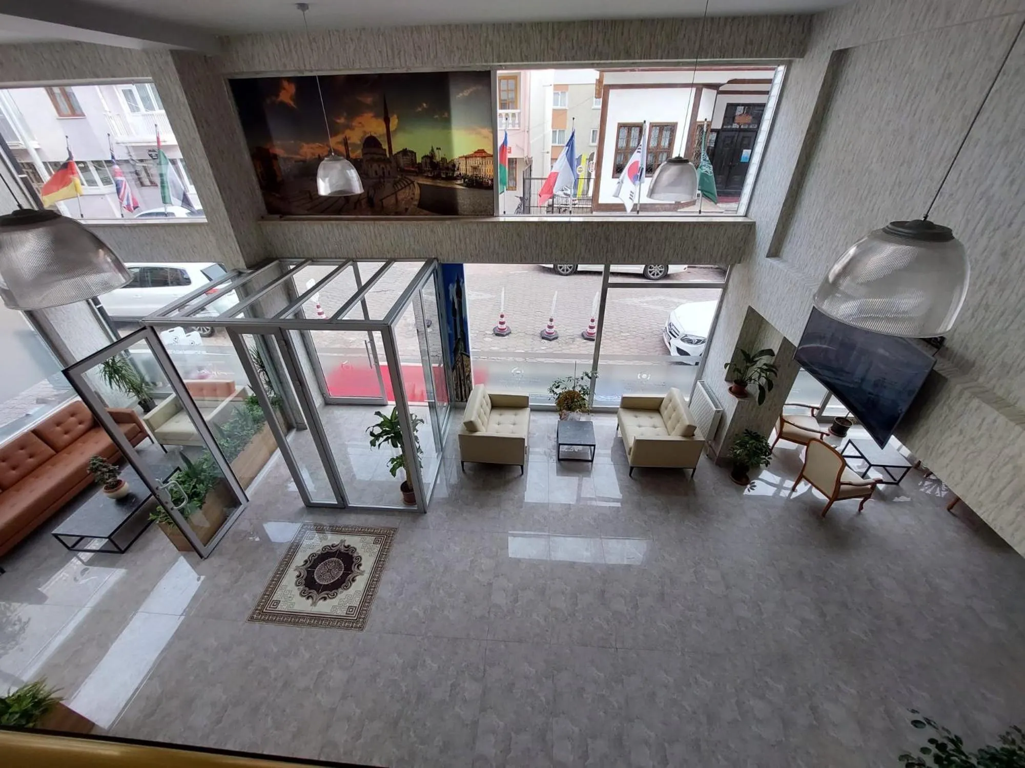 Lobby or reception in BEYAZ İNCİ OTEL