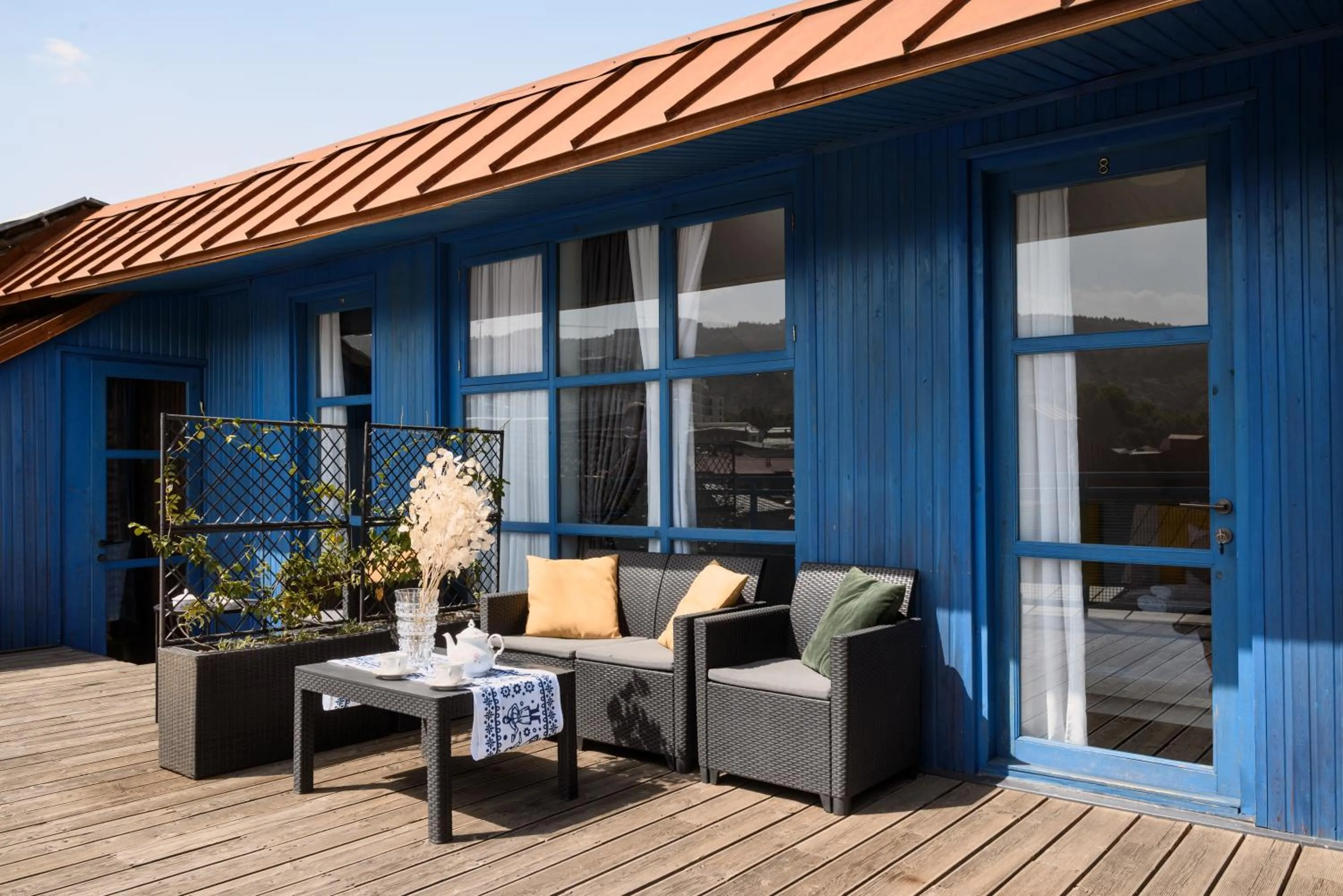 Property building in Blue Balcony Hotel