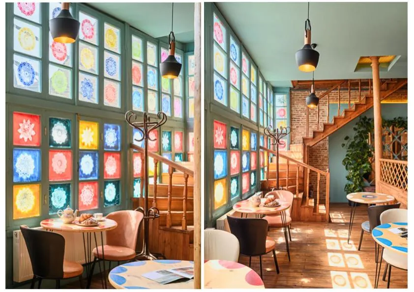 Lobby or reception in Blue Balcony Hotel