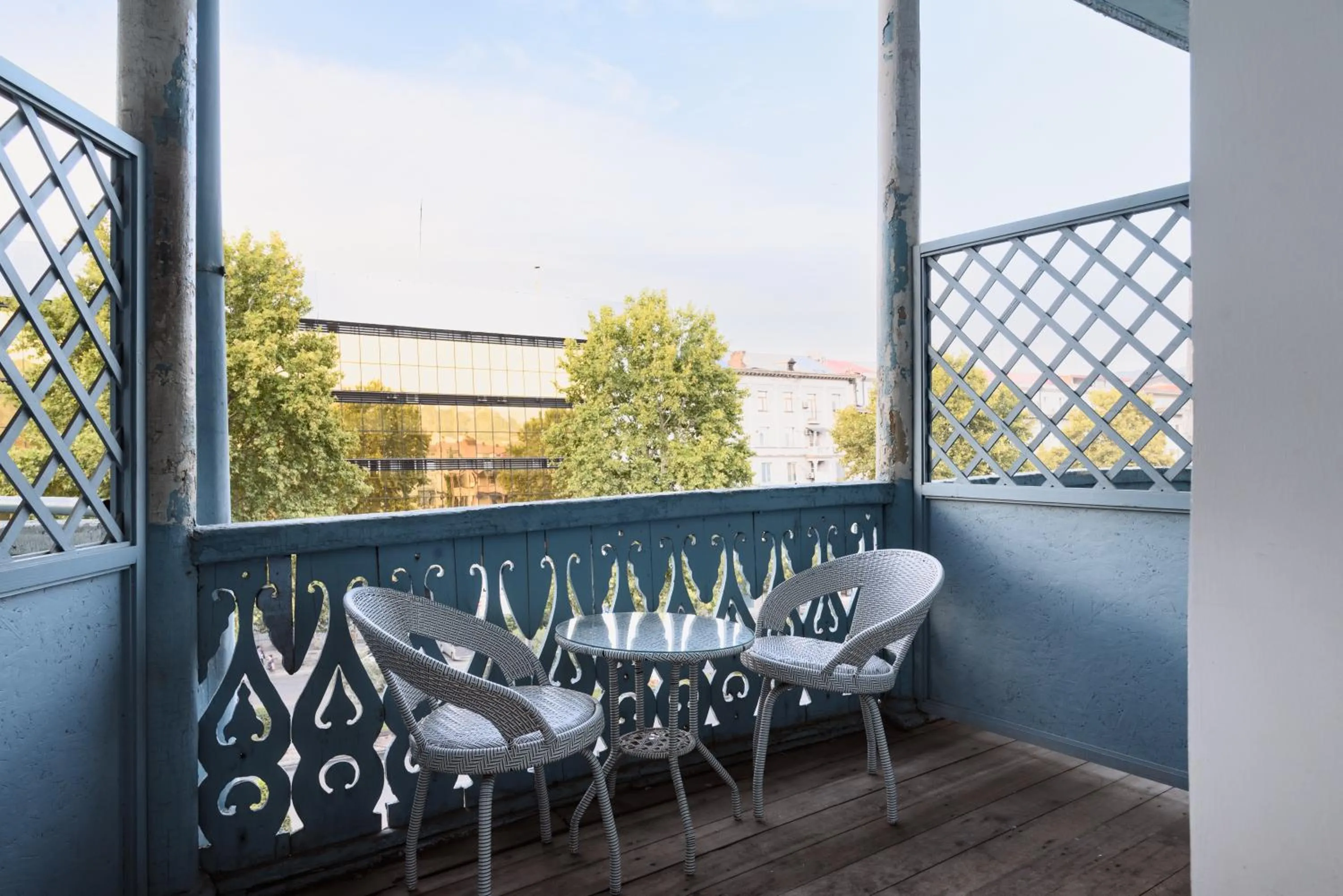 Day in Blue Balcony Hotel