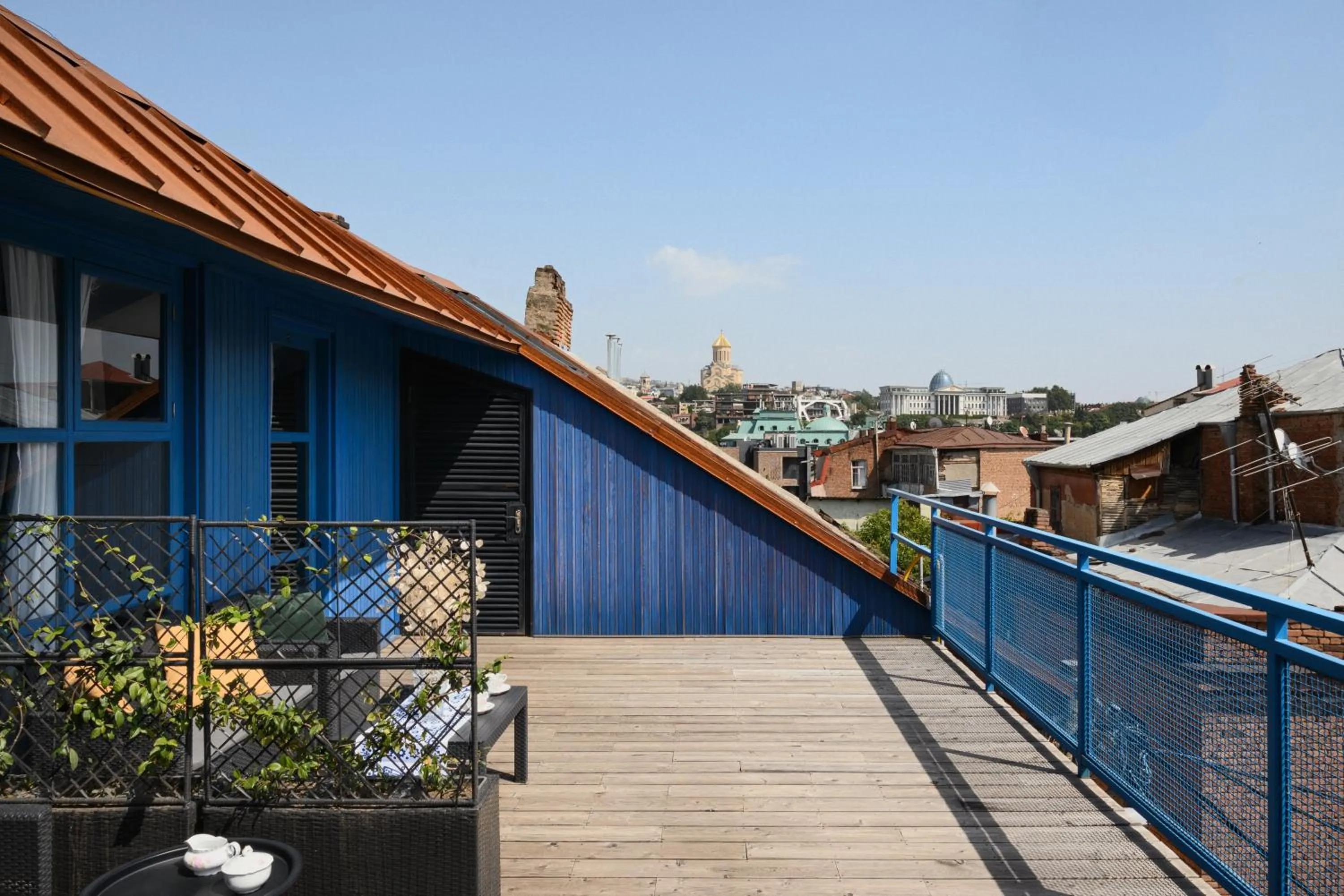 Day in Blue Balcony Hotel