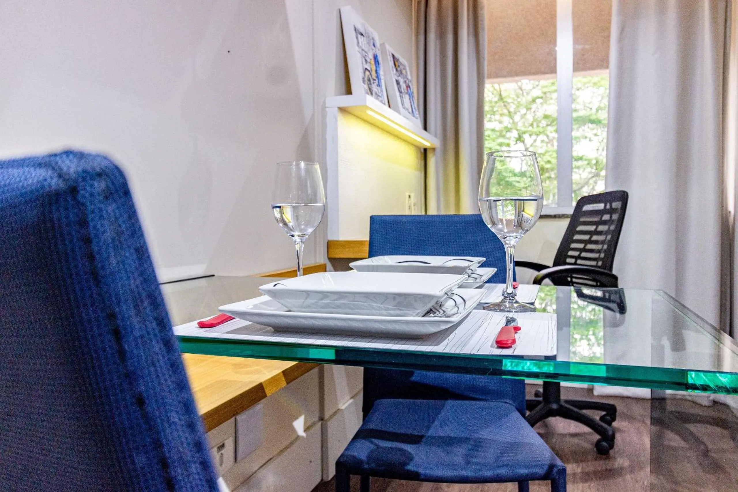 Meeting/conference room in Xtay São Paulo Berrini - Apartamentos completos a 7min do metrô Berrini