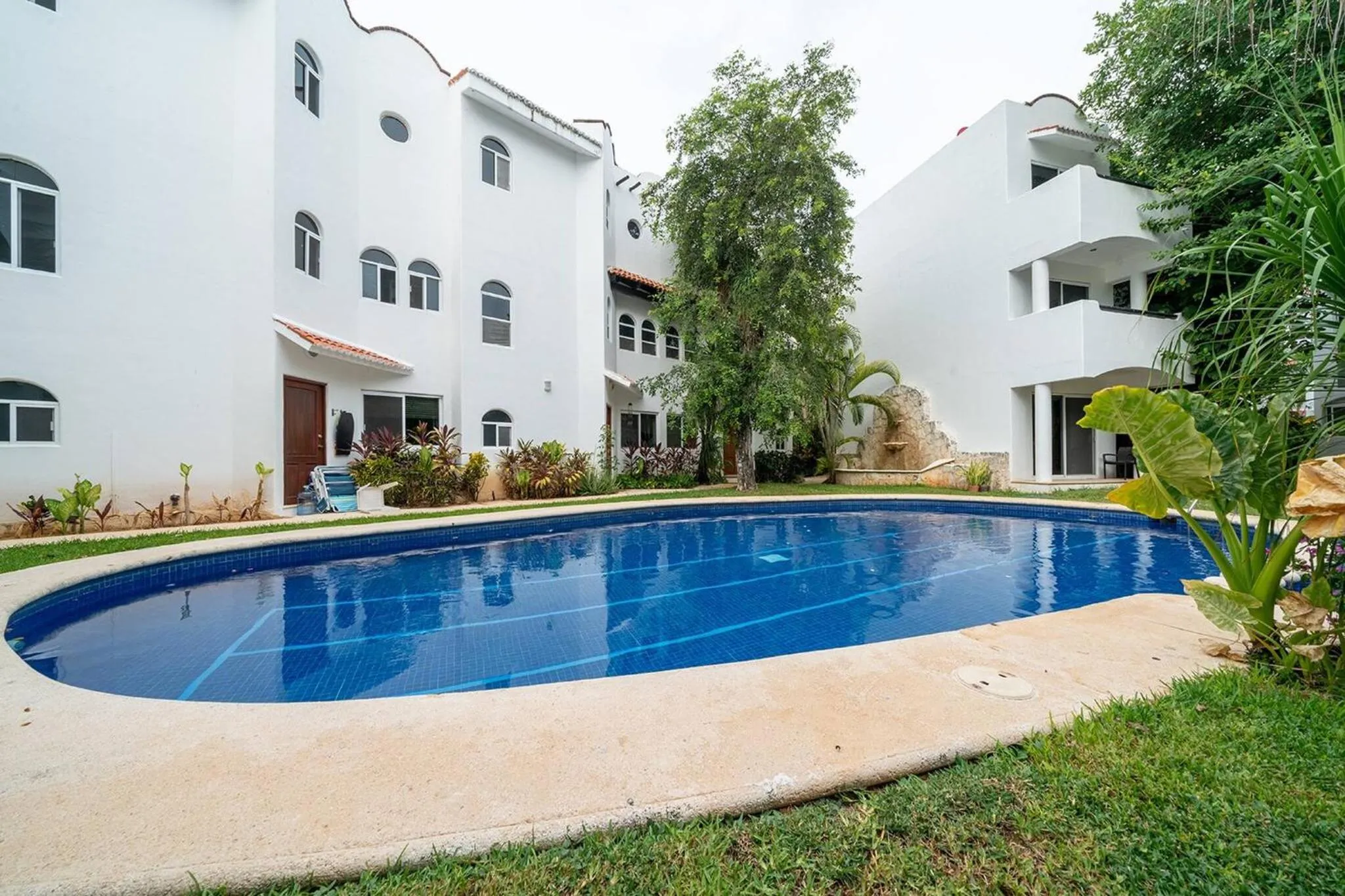 Swimming pool in 3 BR Condo with Pool - Playacar Phase II - At Quintas Pakal Complex 21