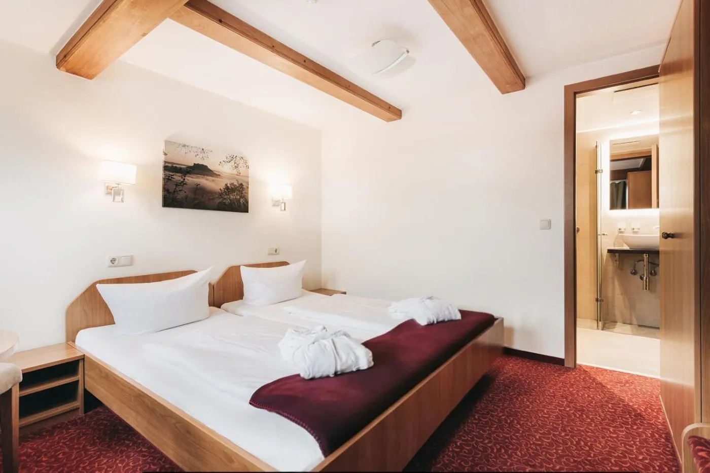 Bedroom, Bed in Laasenhof