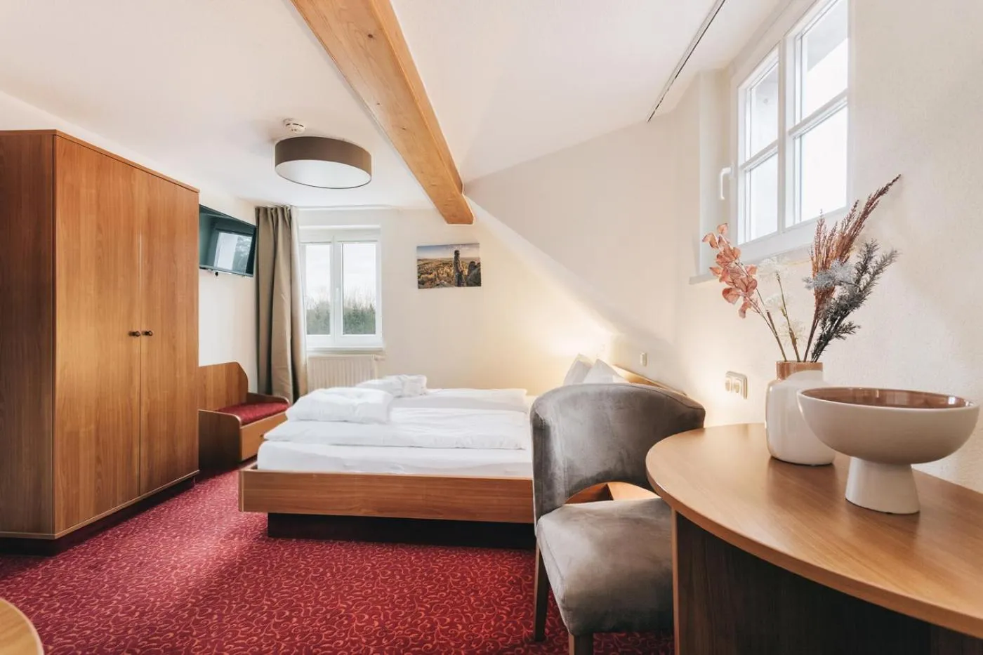 Bedroom, Bed in Laasenhof