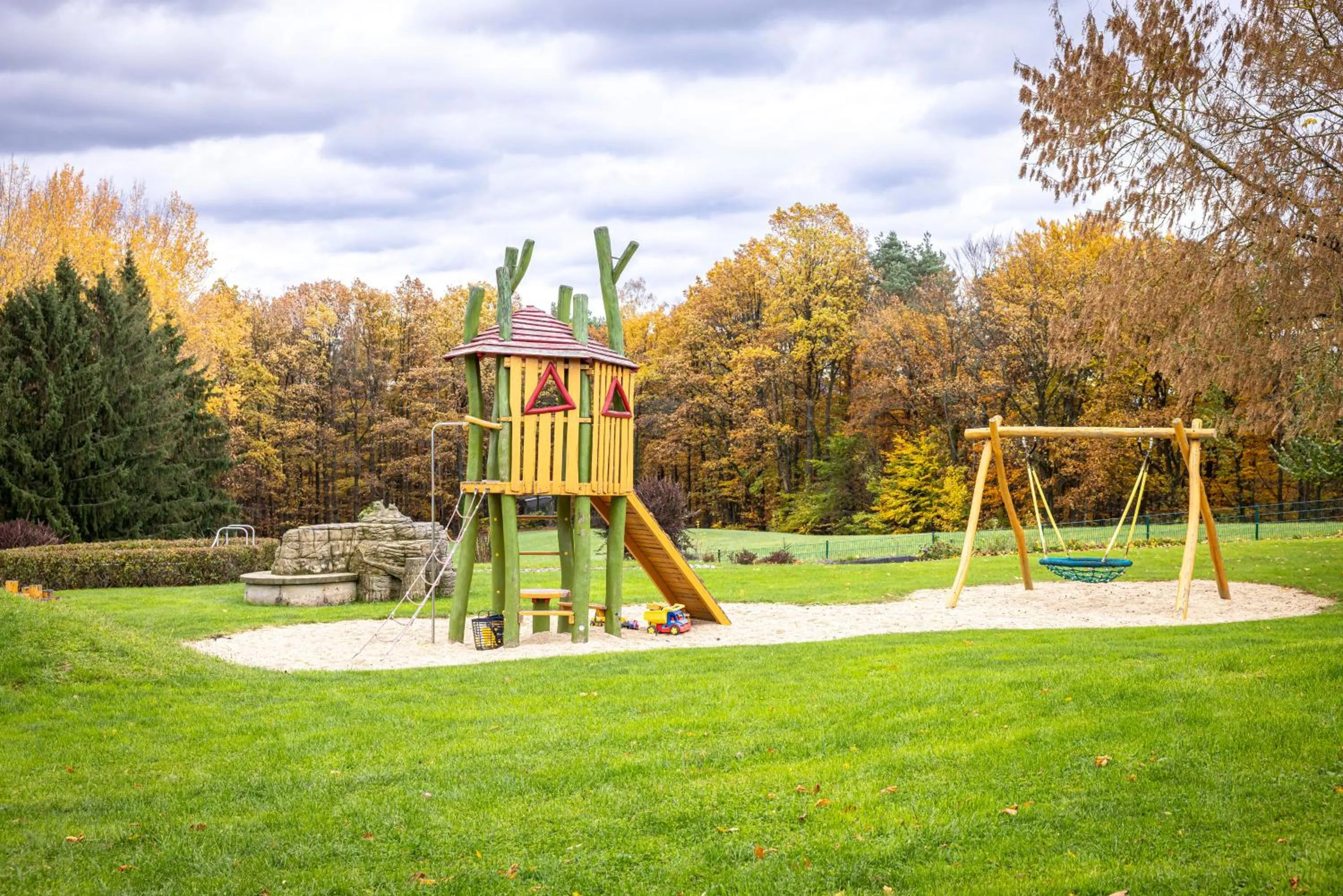 Children play ground in Laasenhof