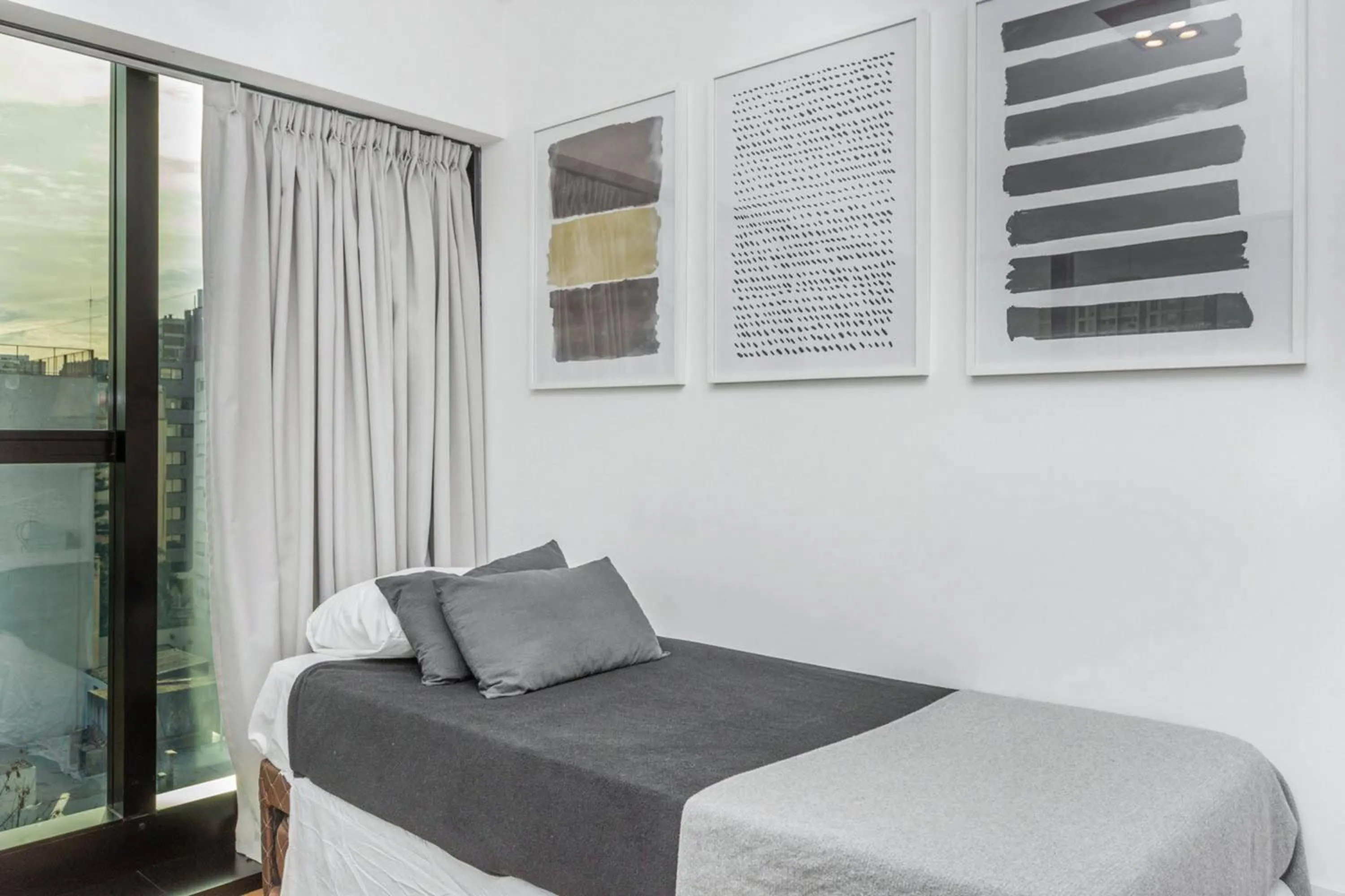 Bed in Live Soho Boutique Apartments Belgrano