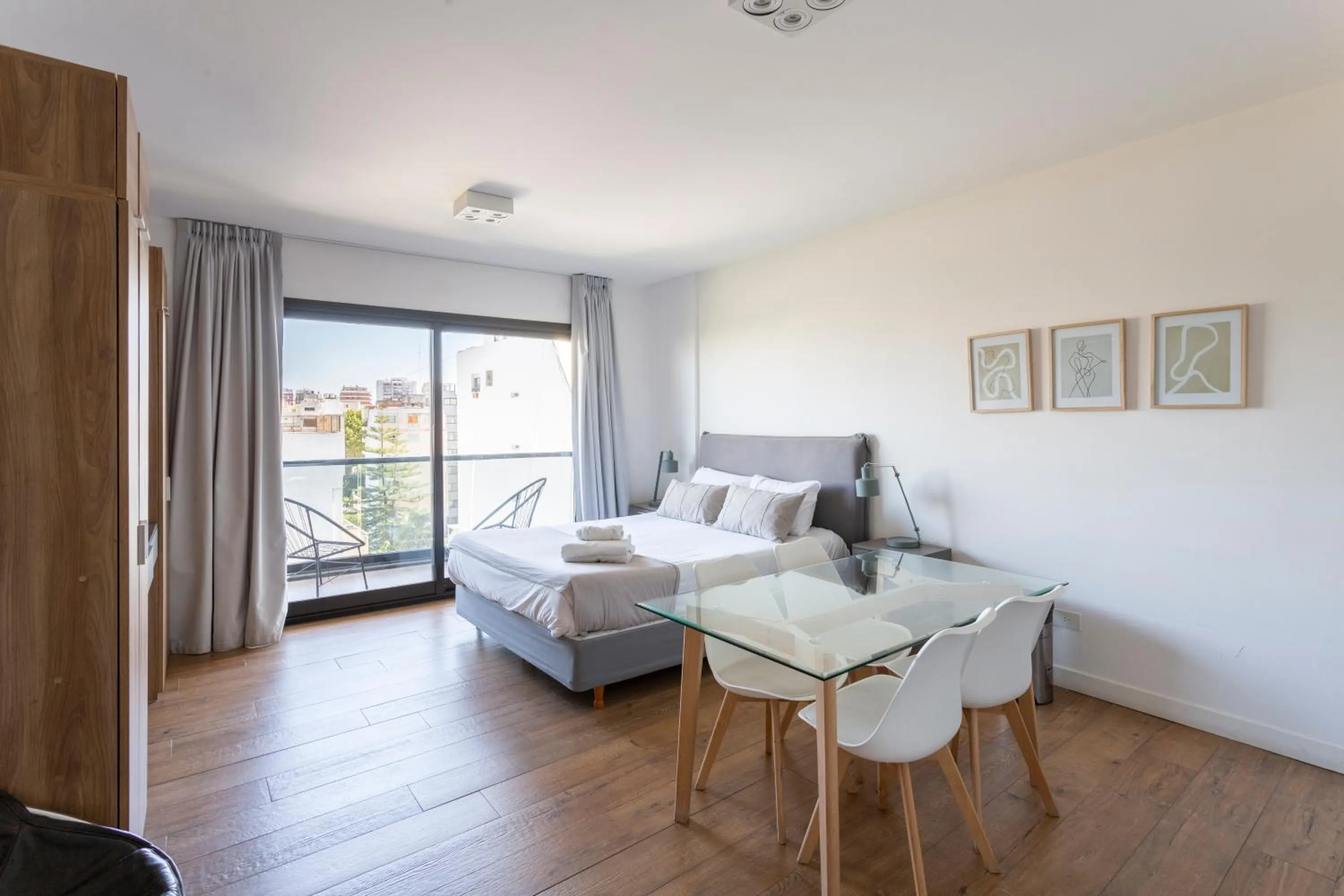 Bed in Live Soho Boutique Apartments Belgrano