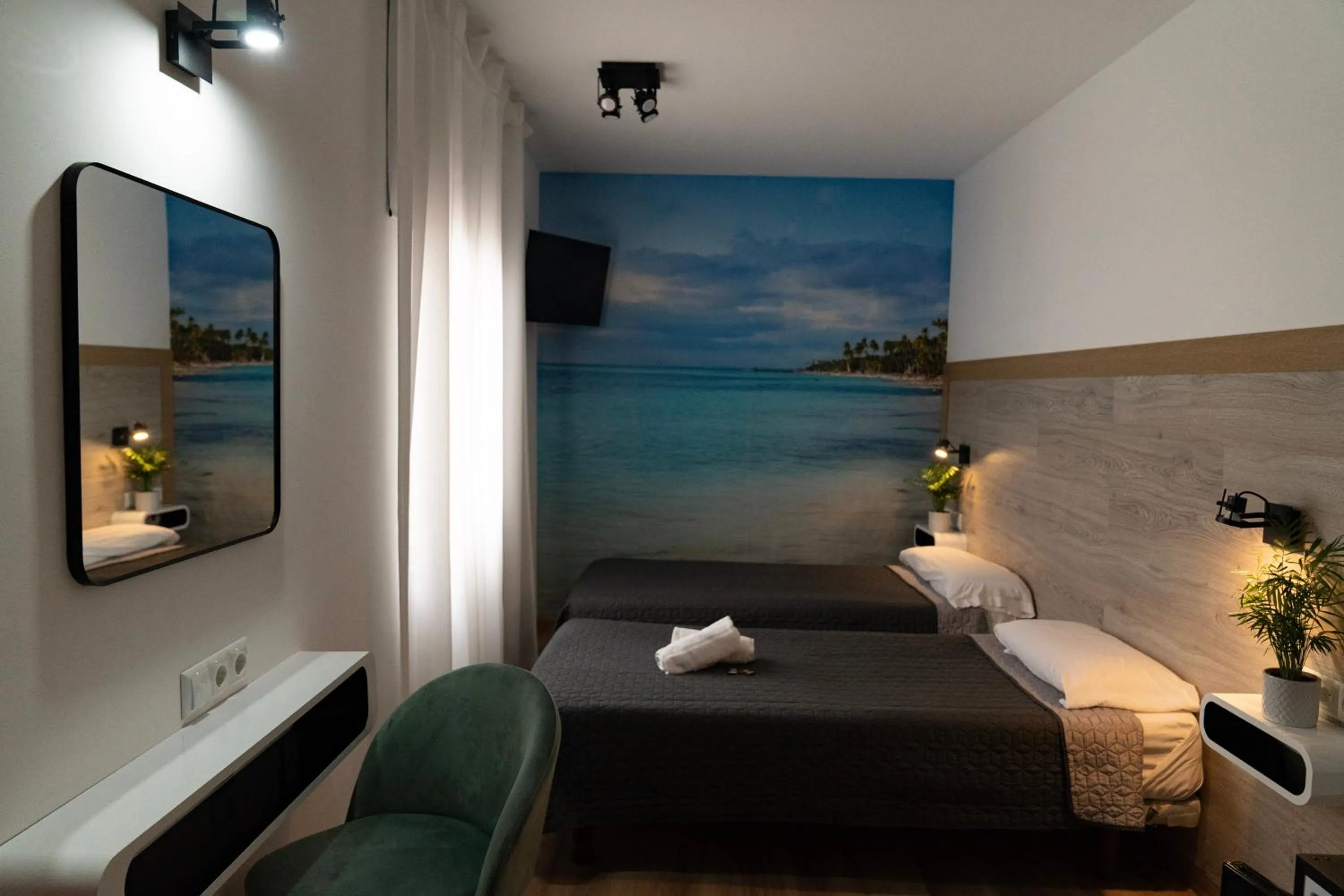 Bed in Hotel Ridomar 365