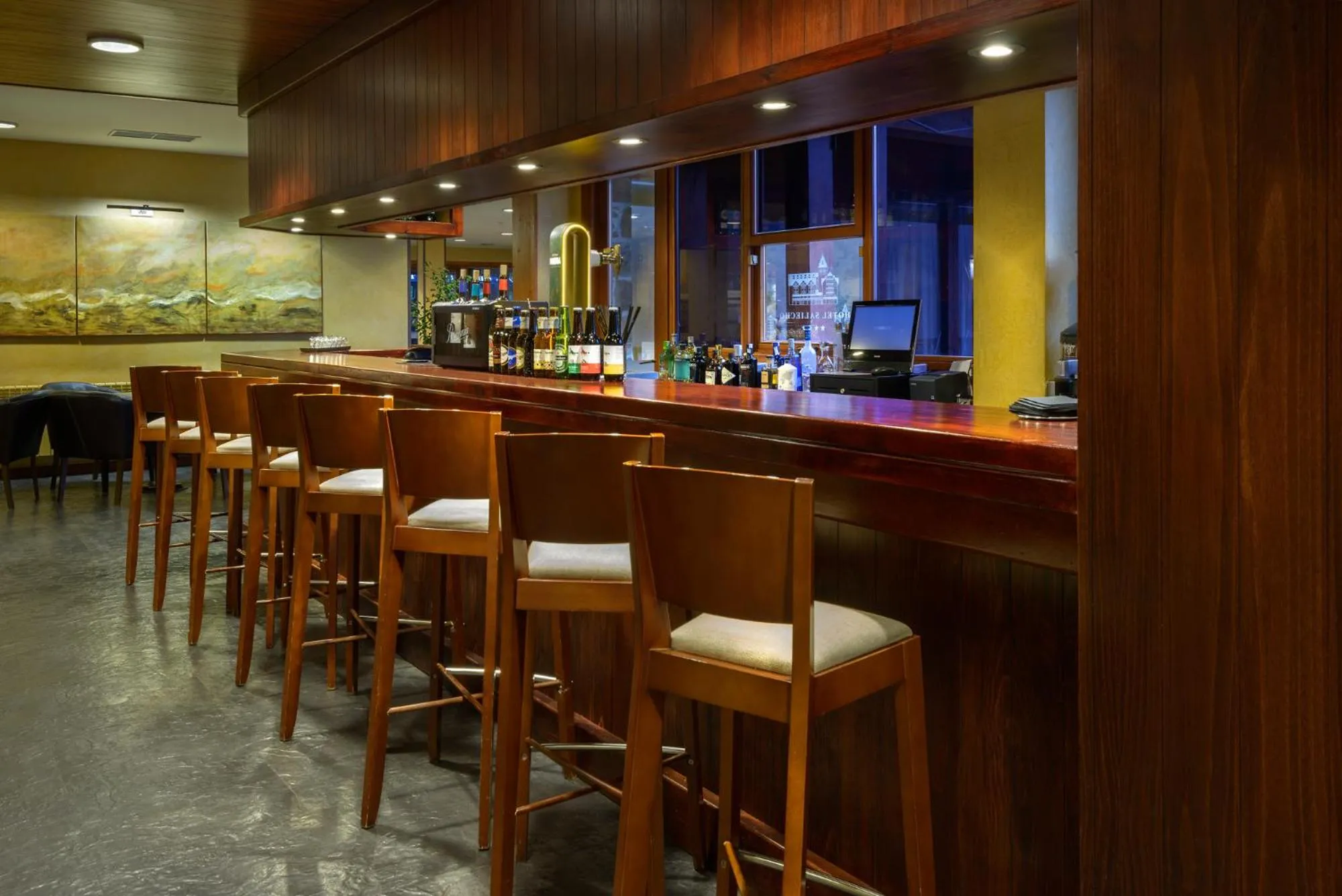 Lounge or bar in Hotel Saliecho