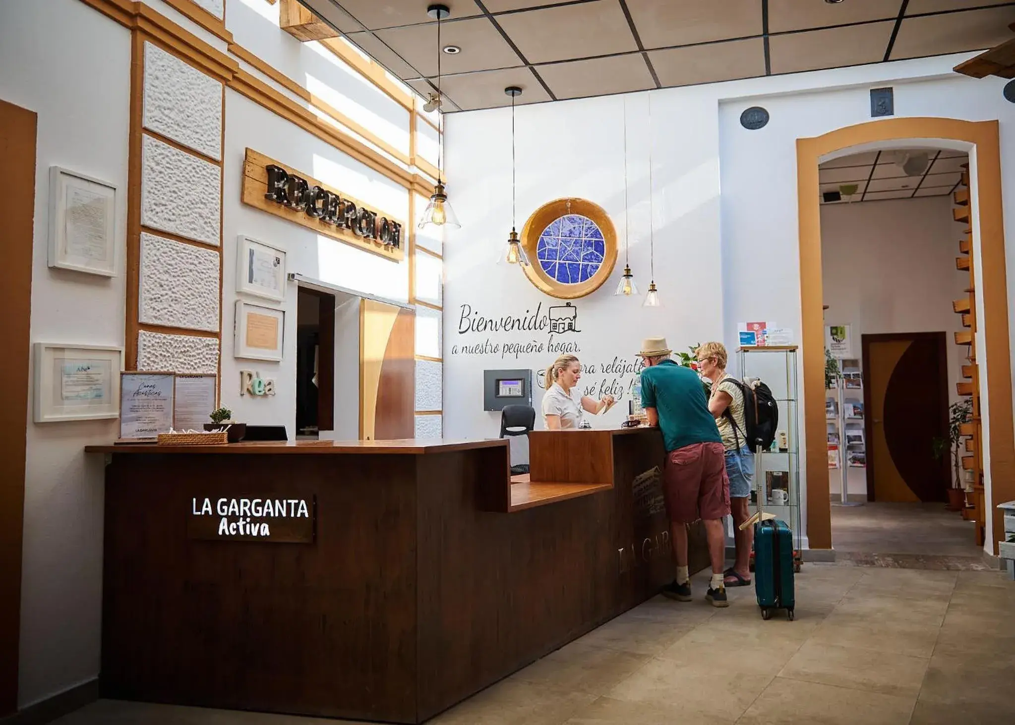 Lobby or reception in Complejo Turístico La Garganta Lobby or reception in Complejo Turístico La Garganta