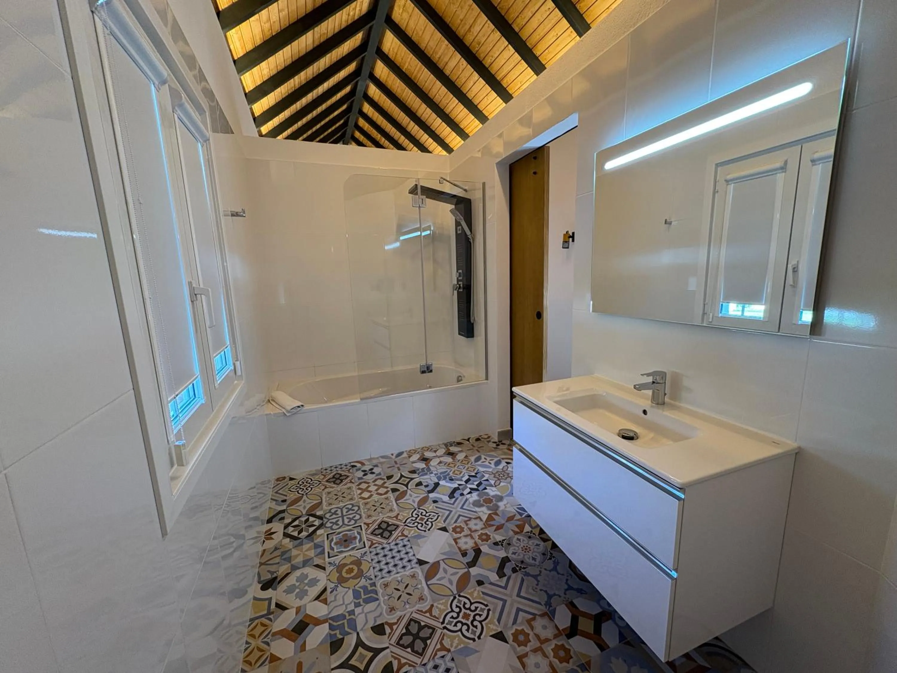 Bathroom in Complejo Turístico La Garganta