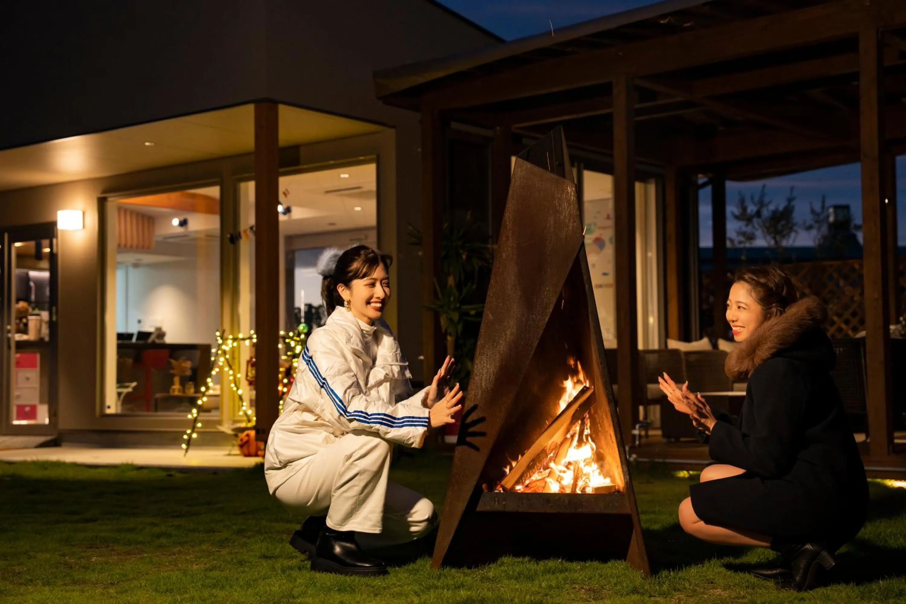 Night in GLAMPREMIER Setouchi