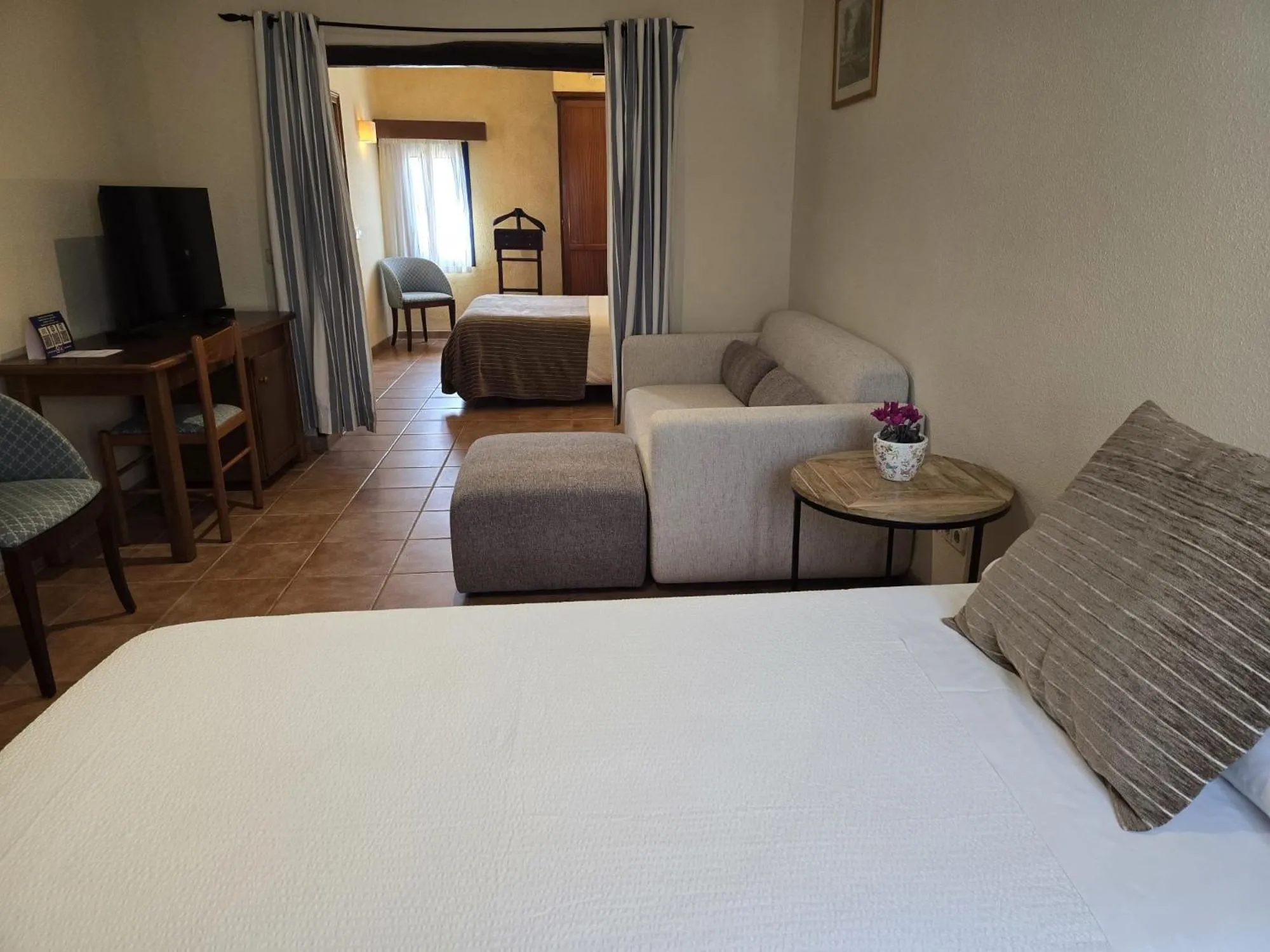 Bedroom, Bed in Hotel Sant Joan