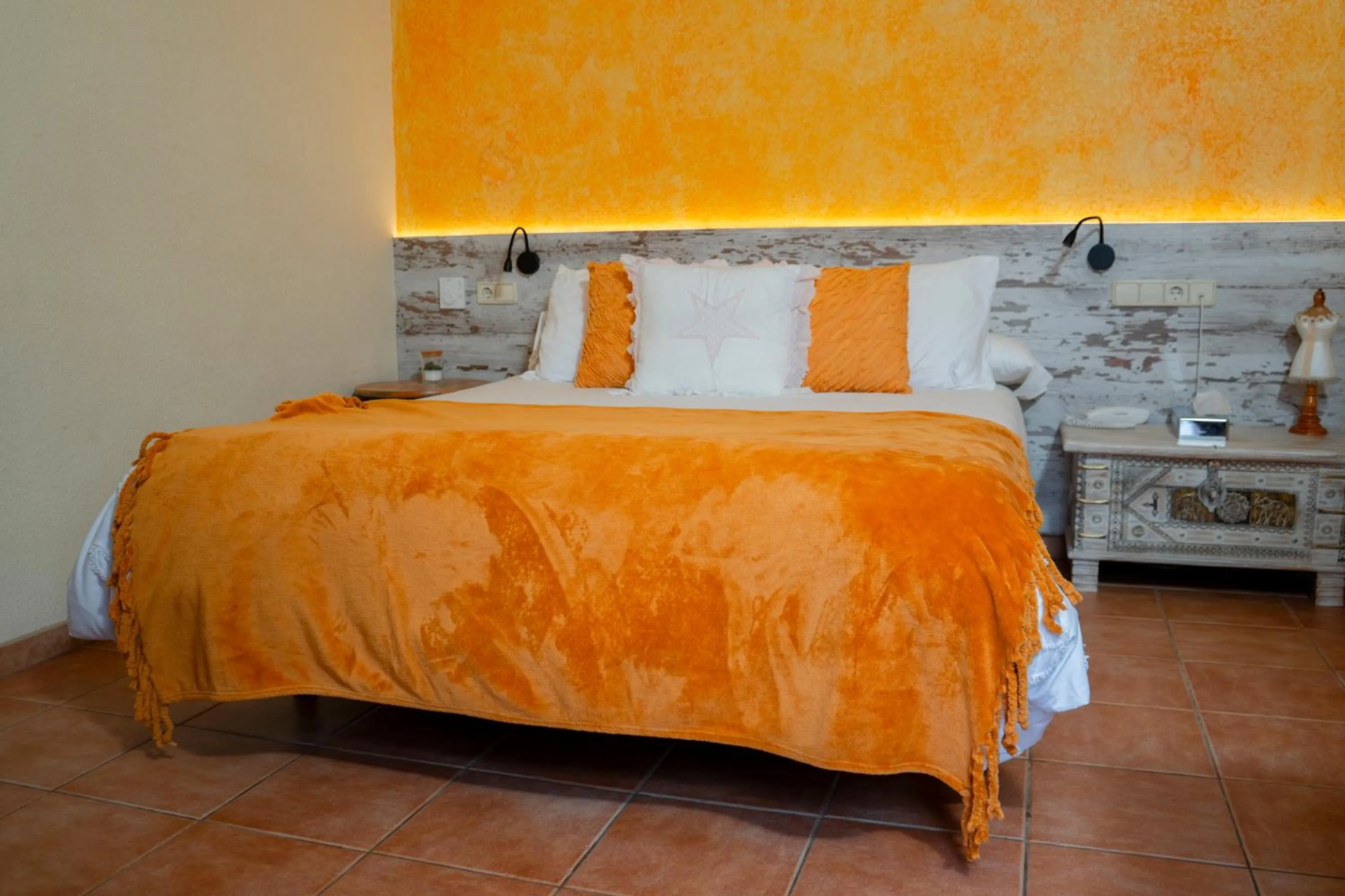 Bed in Hotel Sant Joan