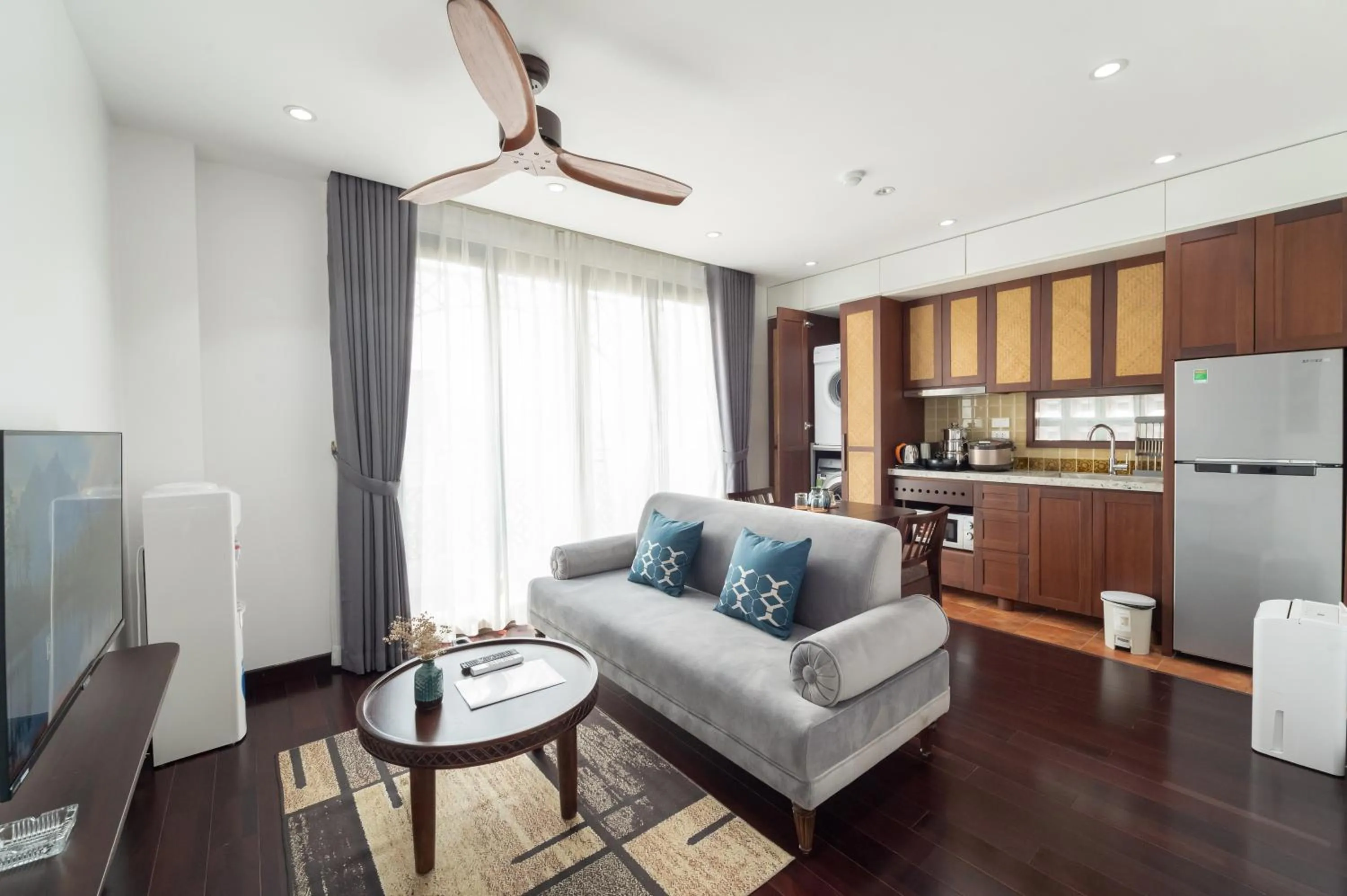 Living room in FLESTA Doi Can Serviced Apartment