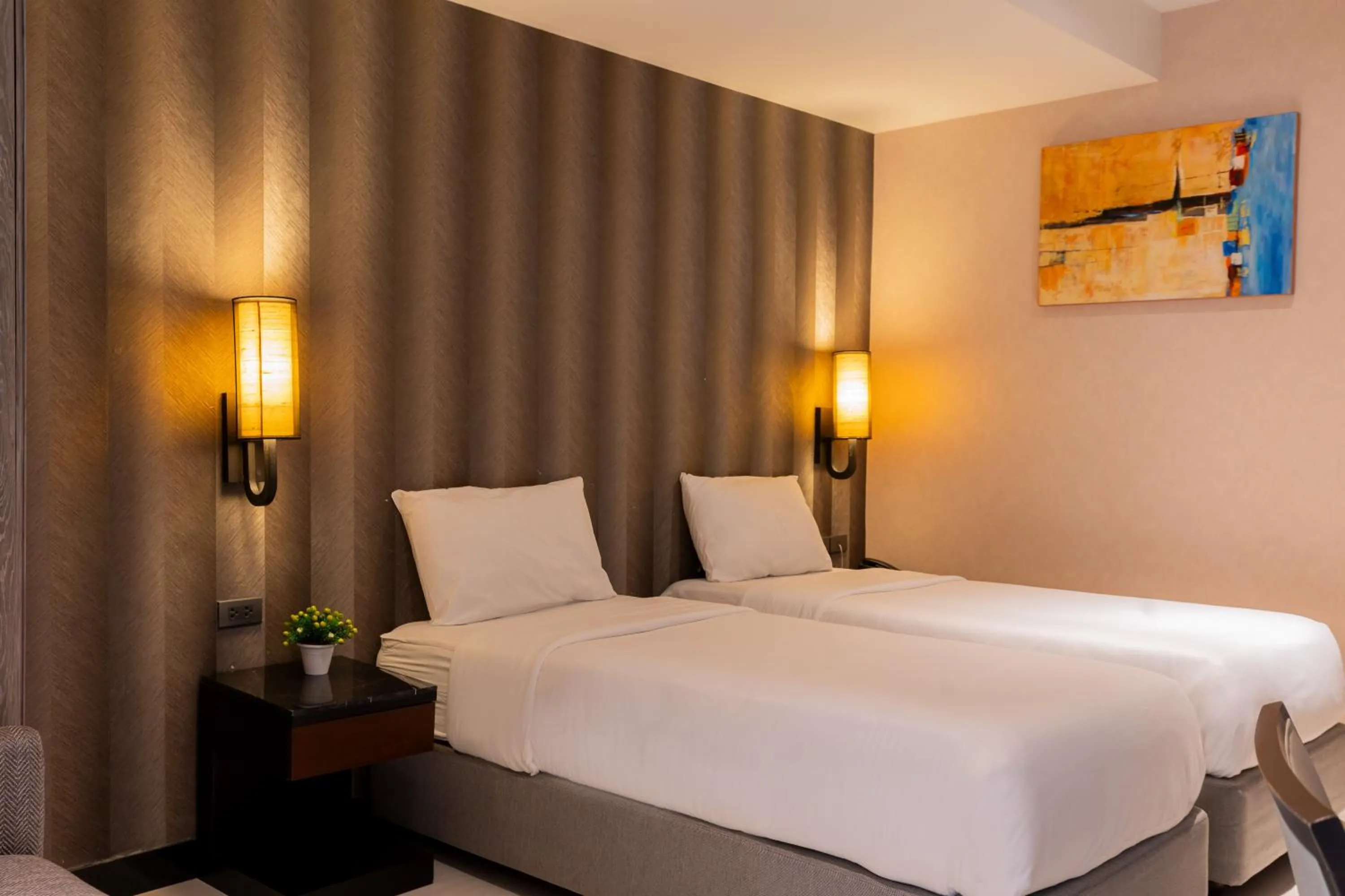 Bed in Sukhothai Hotel and Residence Ratchada