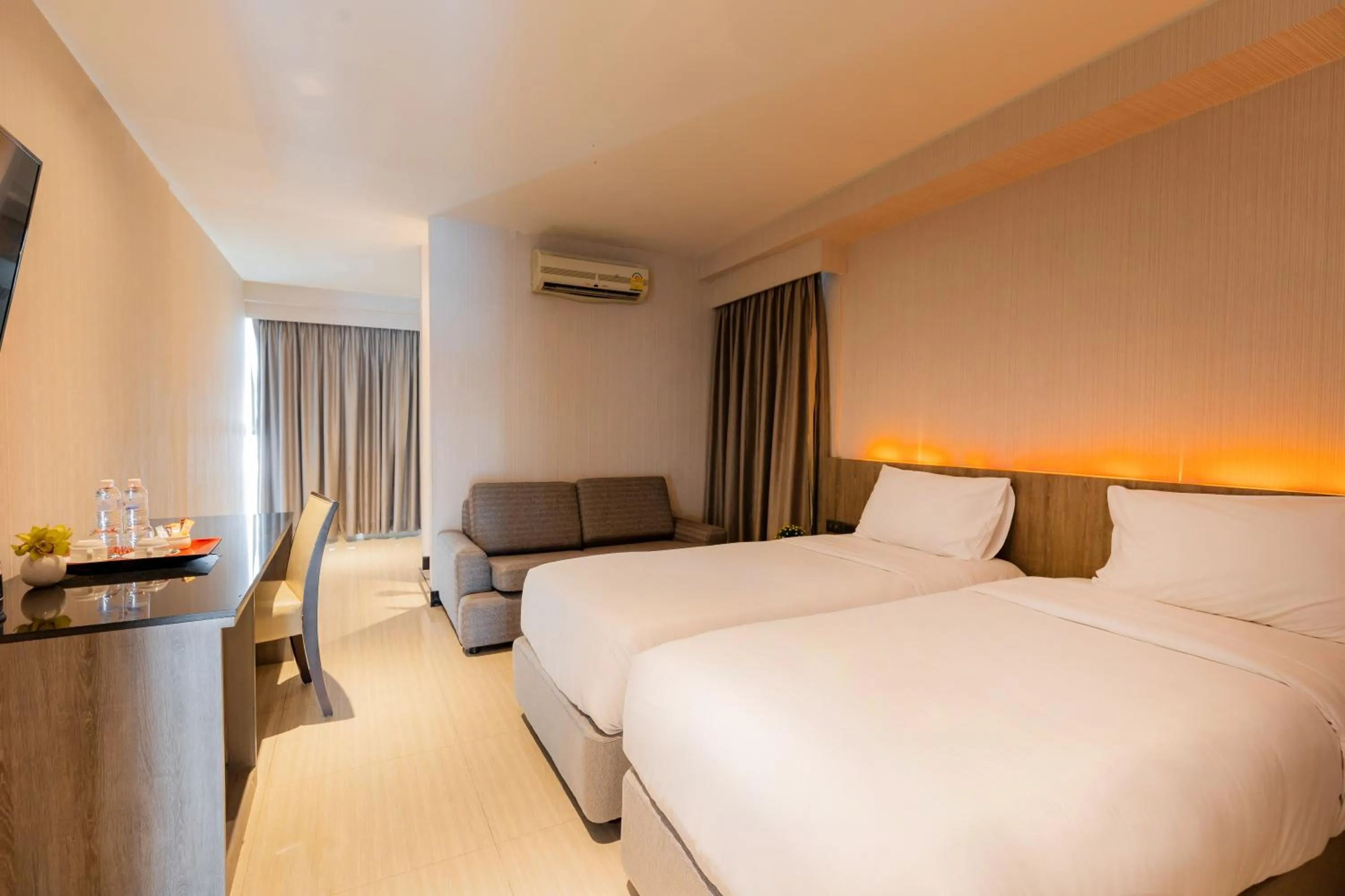 Bed in Sukhothai Hotel and Residence Ratchada