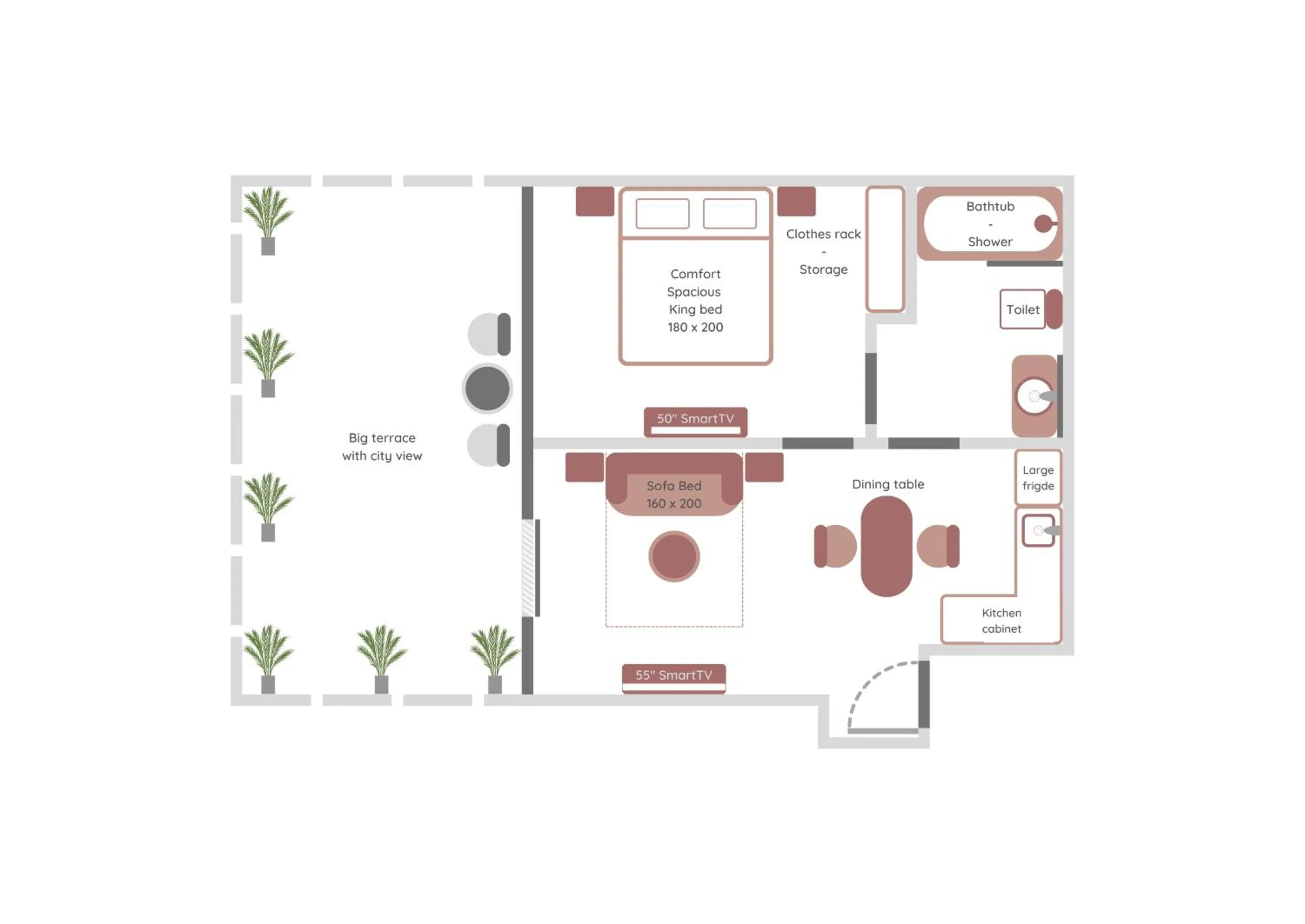 Floor plan in Celine Living - Central