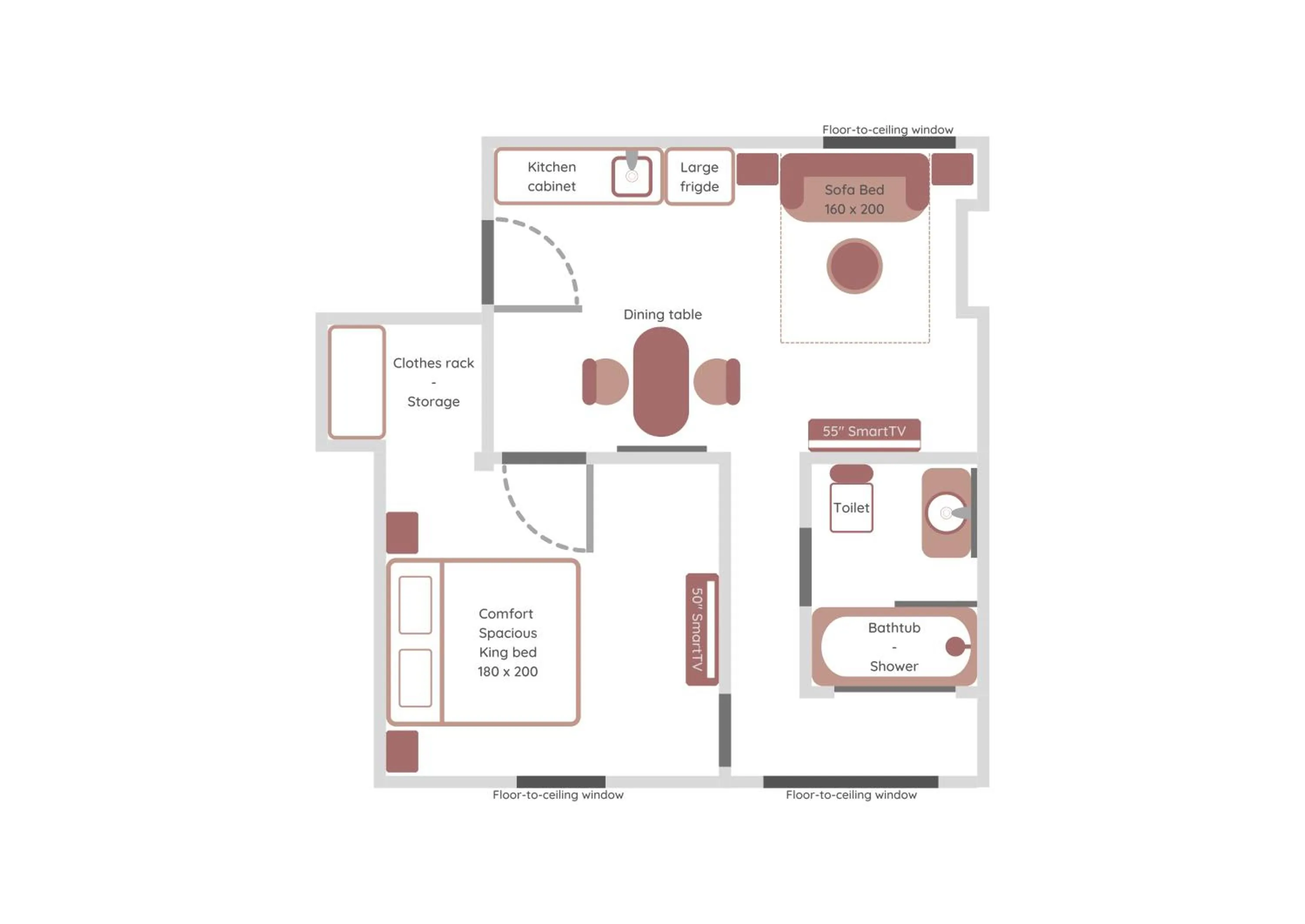 Floor plan in Celine Living - Central