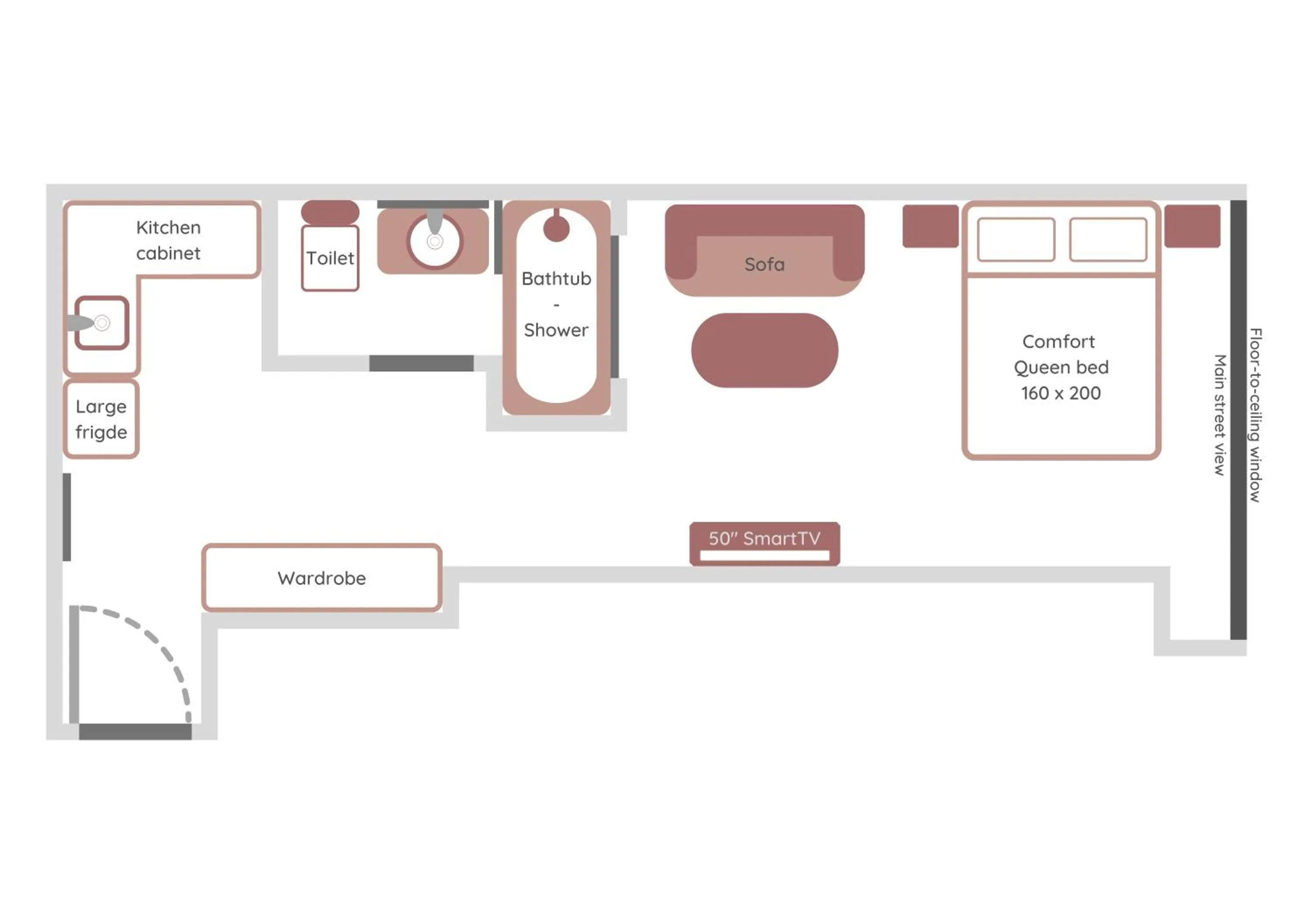 Floor plan in Celine Living - Central