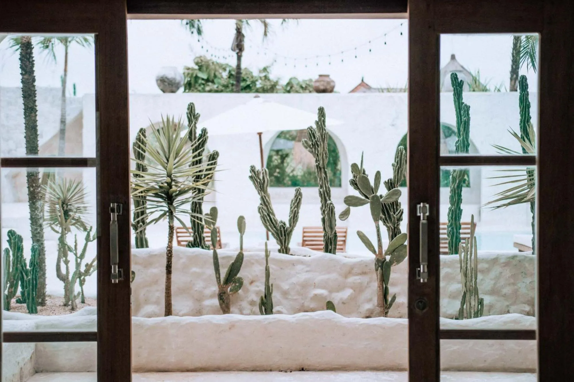 Garden view in Hotel Sages