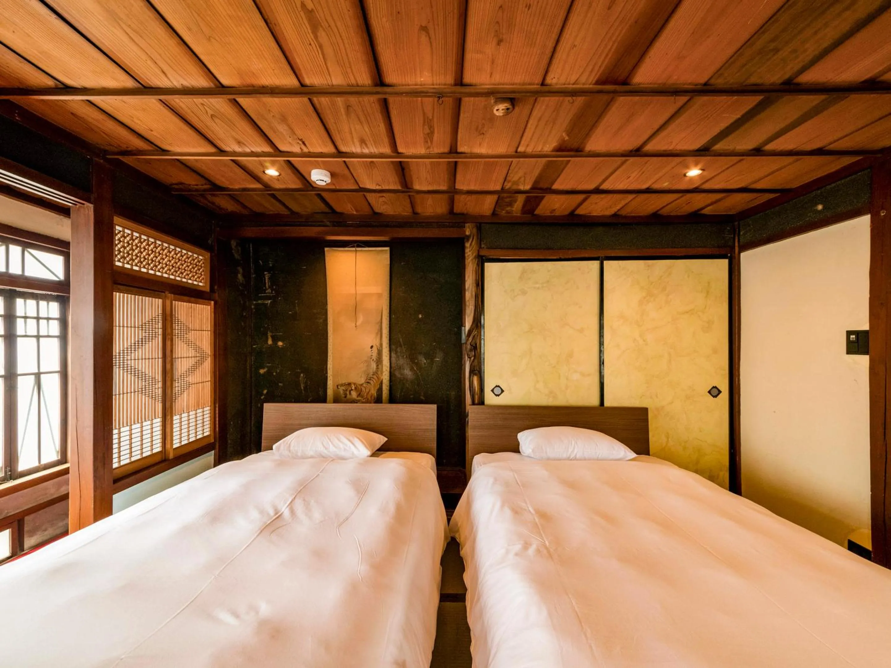 Bed in NIPPONIA Chichibu Monzenmachi