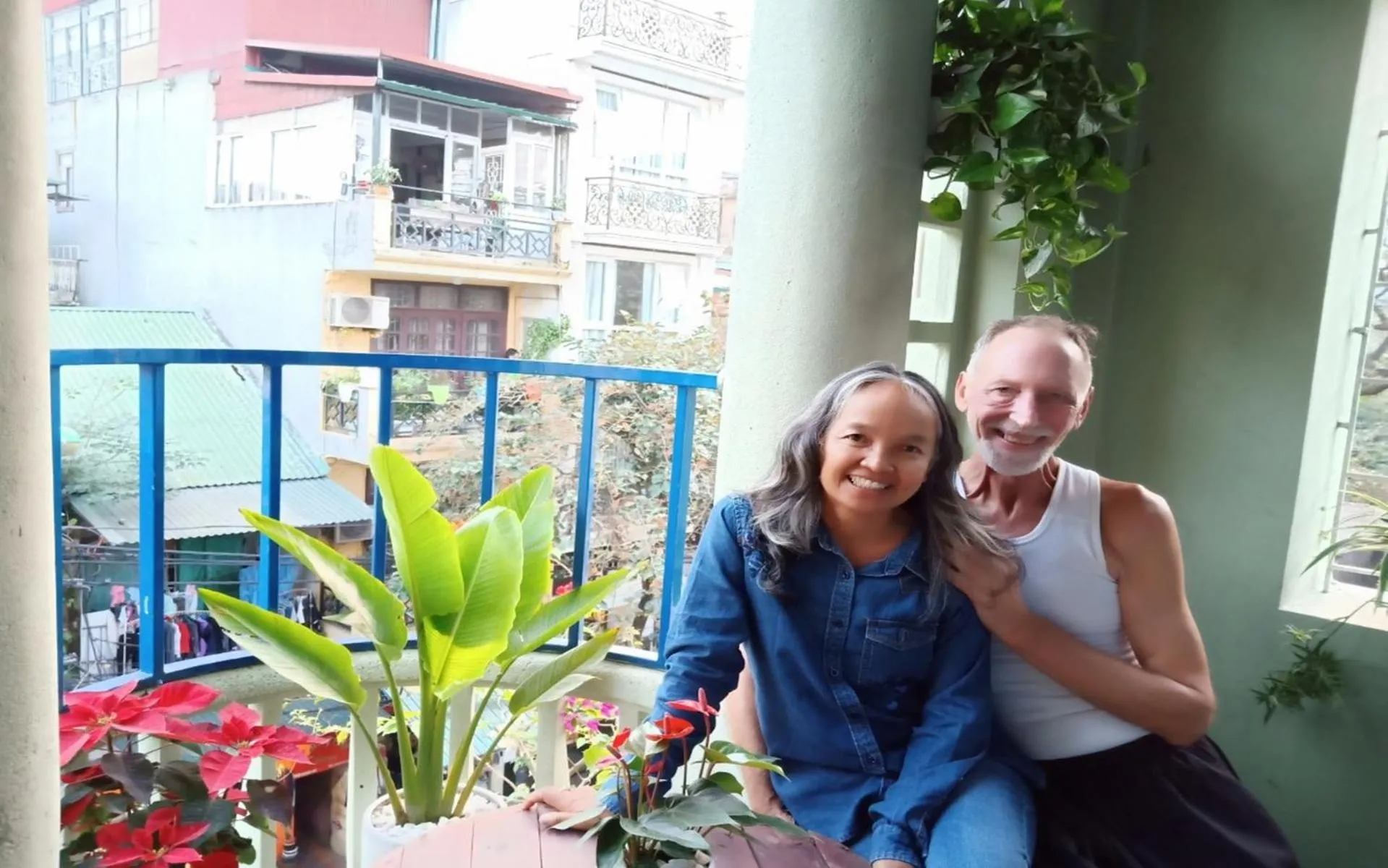Balcony/Terrace in Sunny Hanoi Homestay