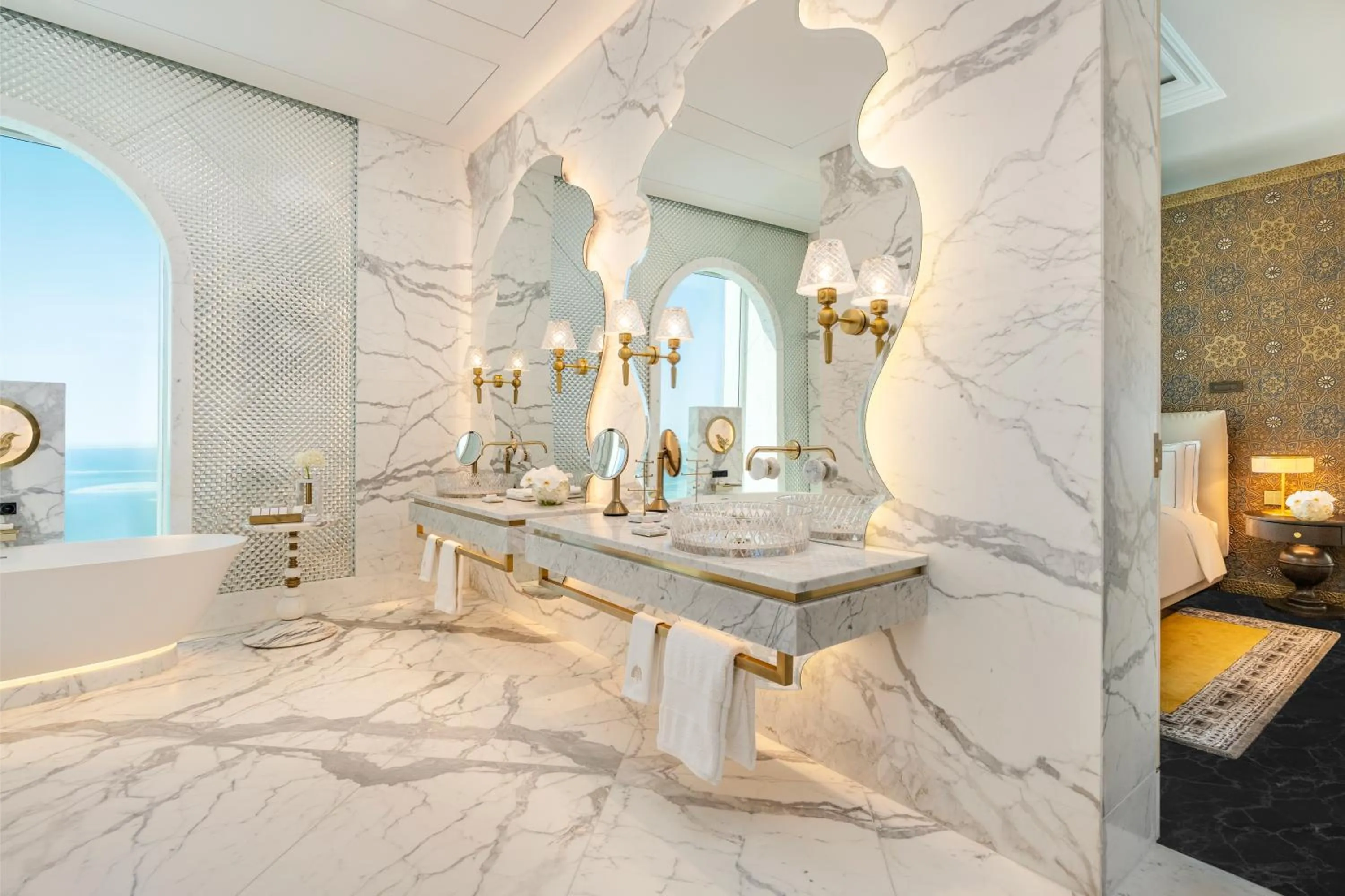 Bathroom in Raffles Doha