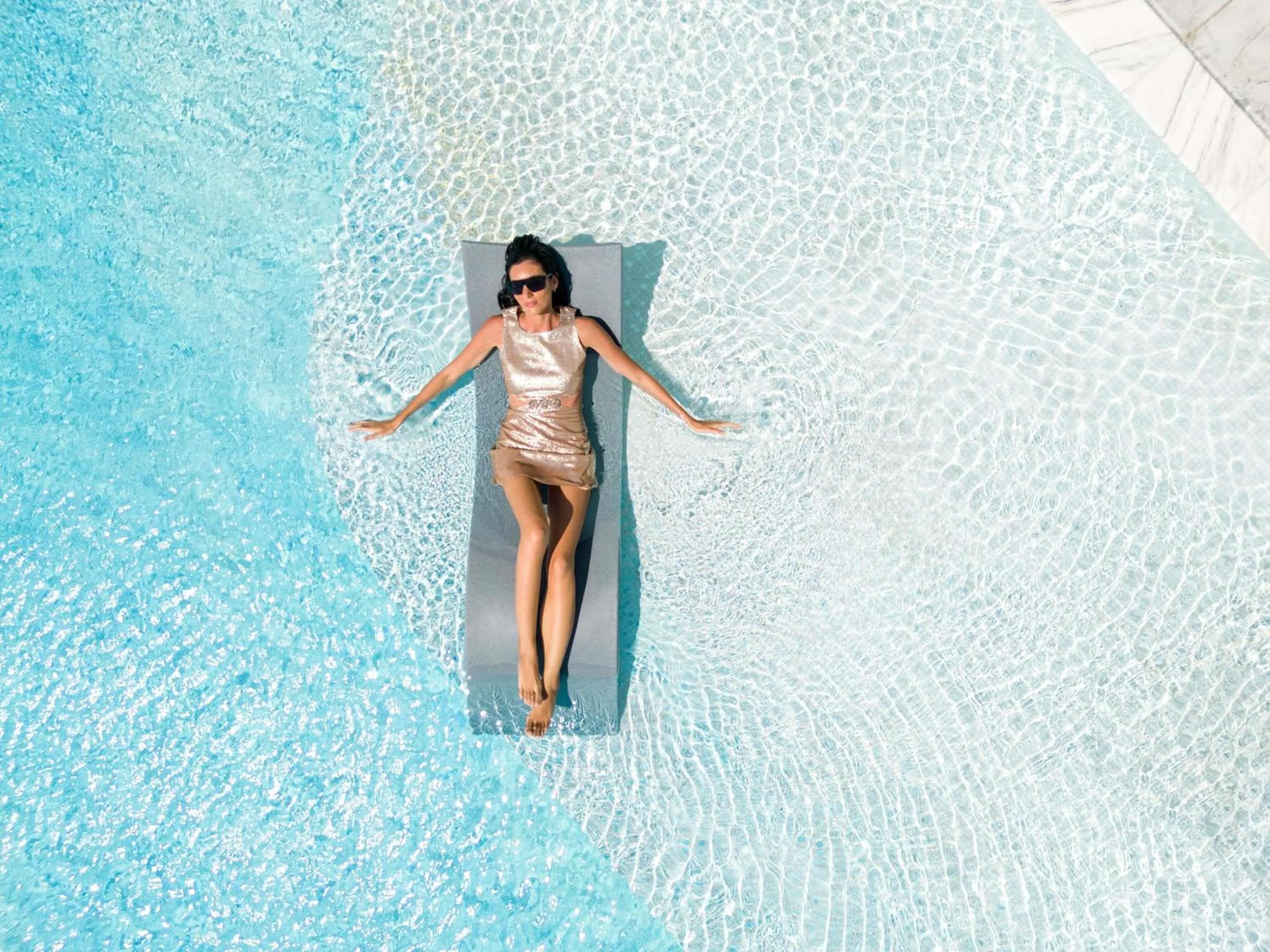 Pool view in Fairmont Doha