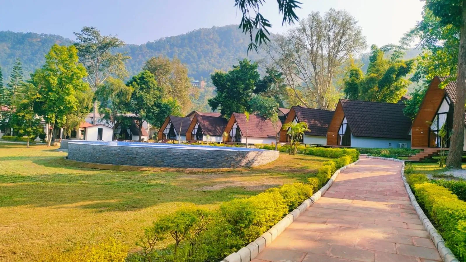 Property building in WelcomHeritage Tarangi Ramganga Resort