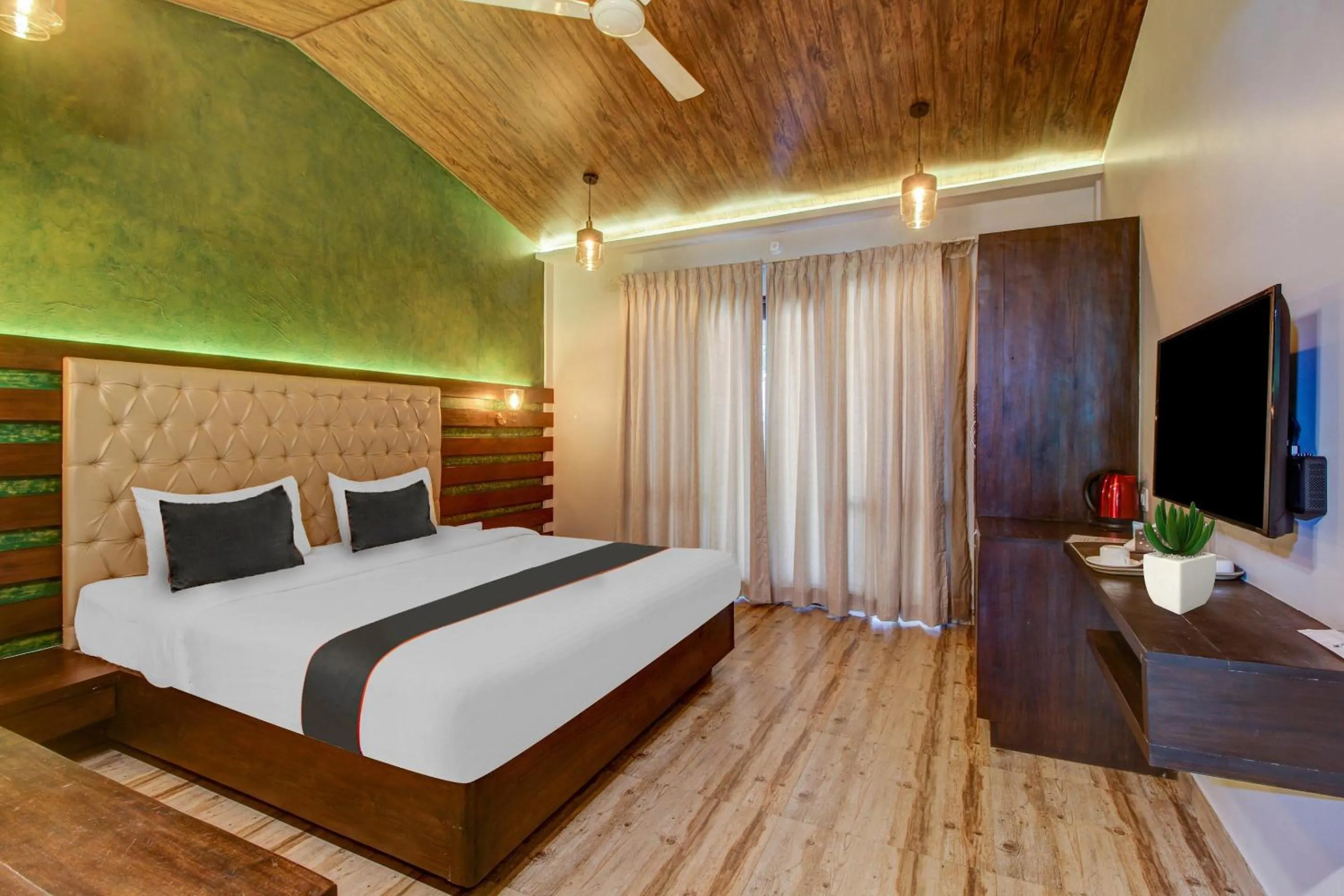 Bedroom, Bed in Capital O Coco Farm Resort