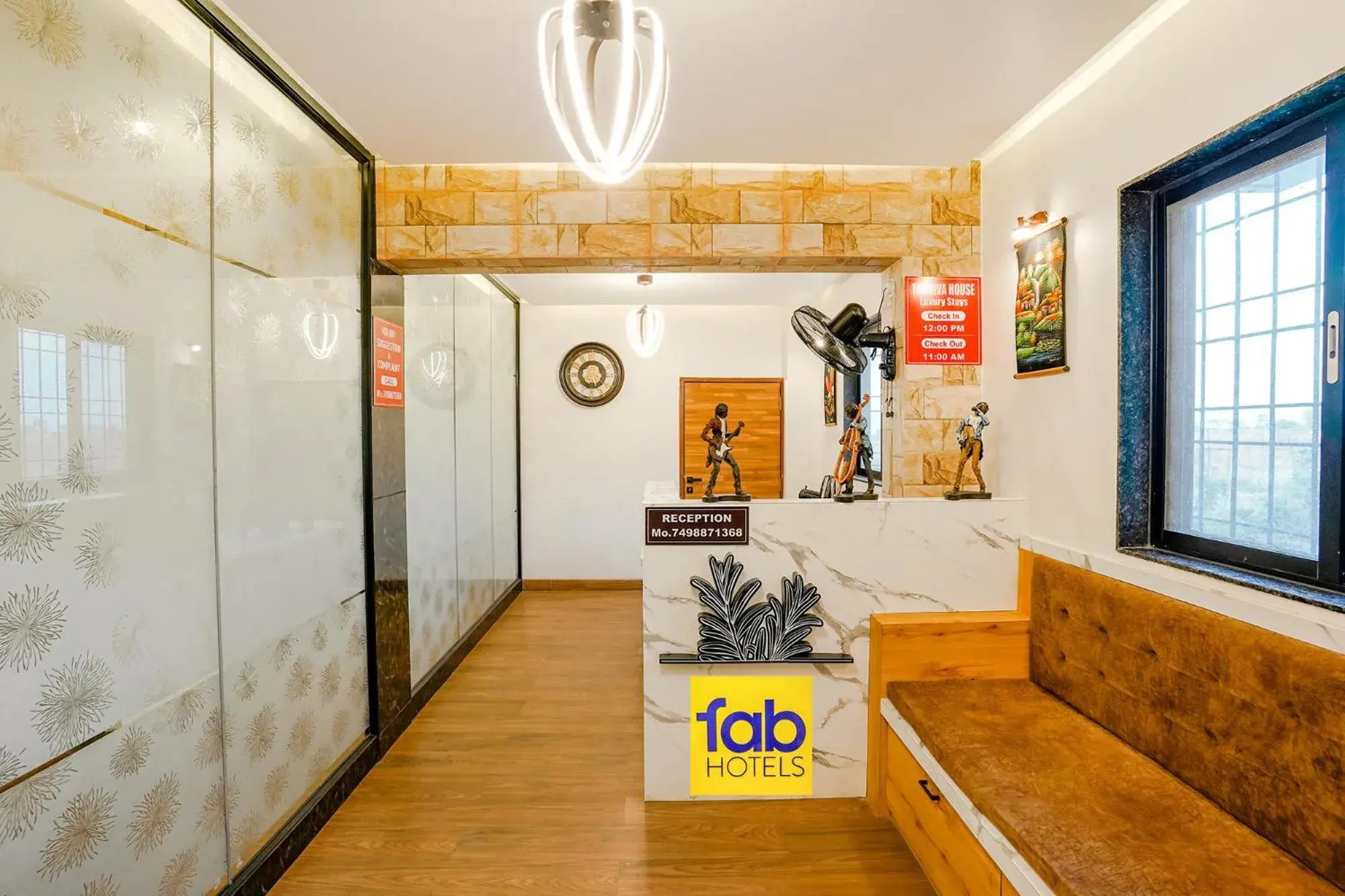 Lobby or reception in FabHotel Viva House - Talegaon Lobby or reception in FabHotel Viva House - Talegaon