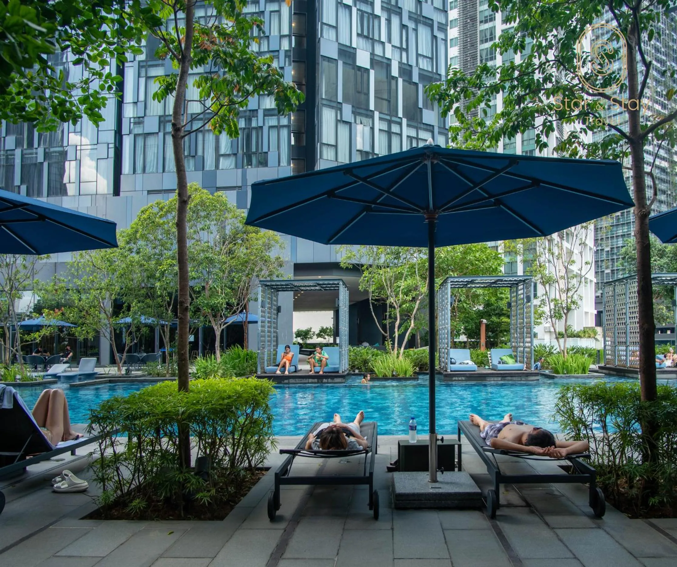 Garden view in STAR RESIDENCE KLCC