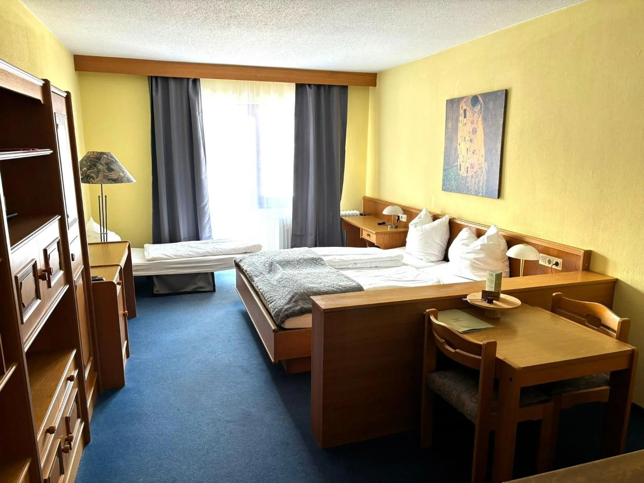 Bed in Naturhotel Blaubach