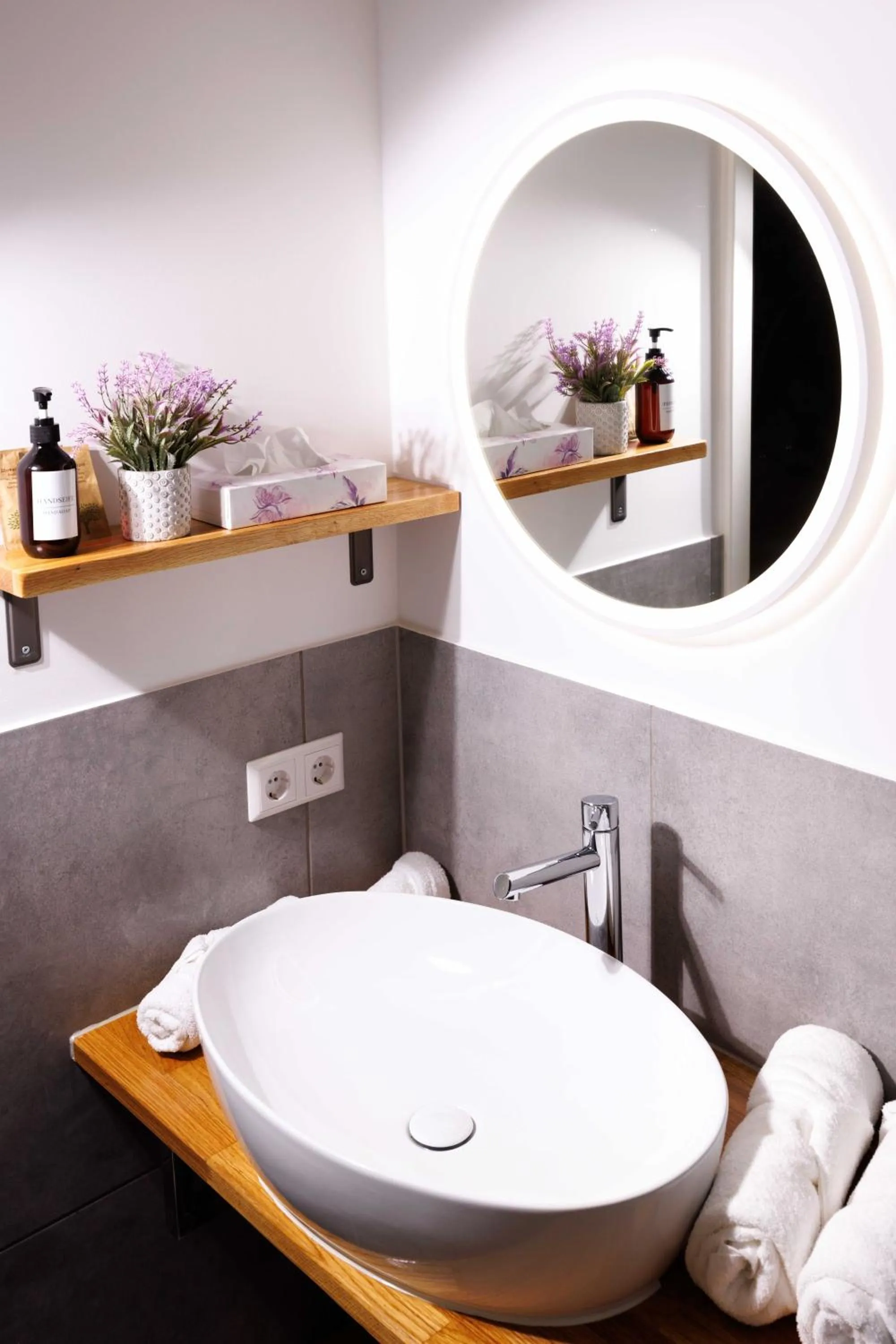 Bathroom in Naturhotel Blaubach