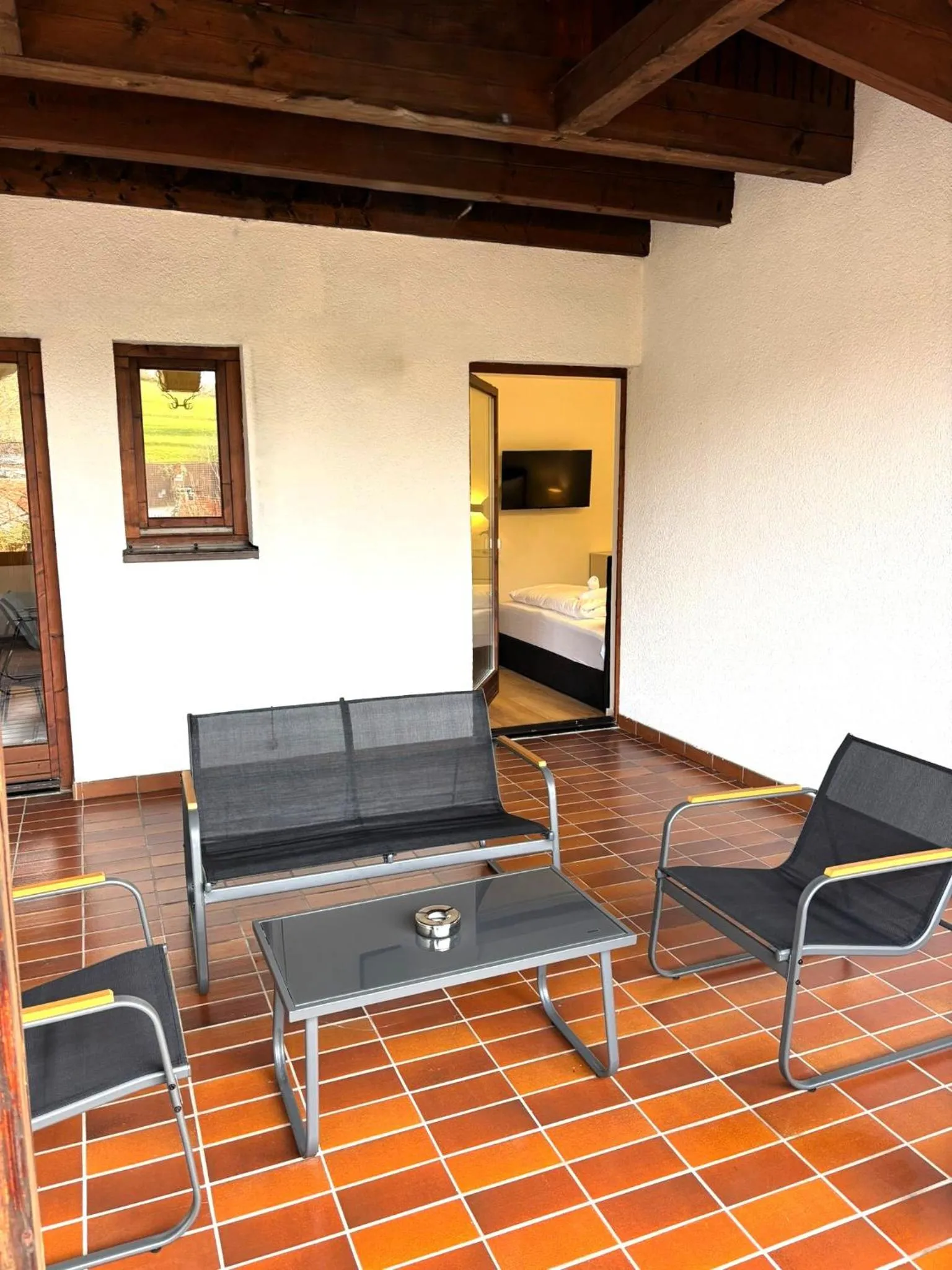 Balcony/Terrace in Naturhotel Blaubach