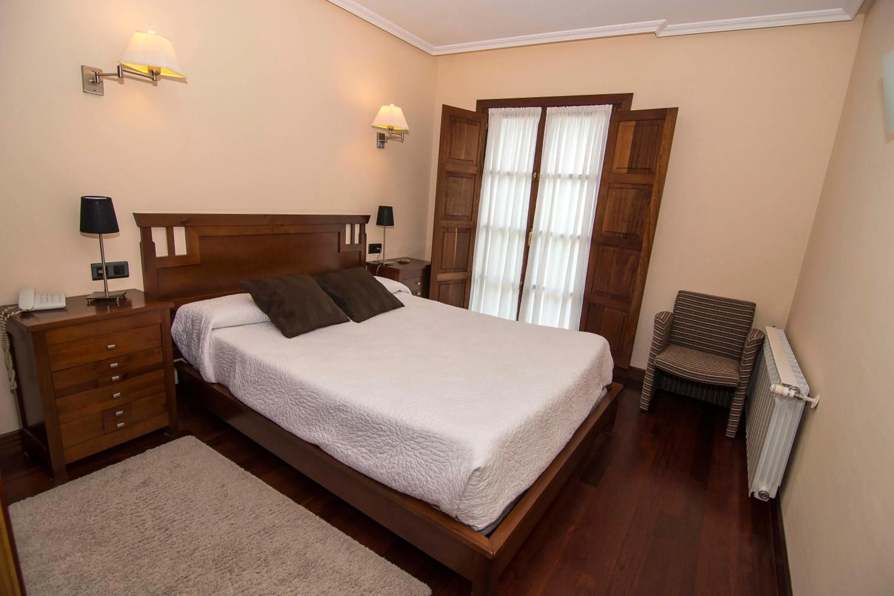 Bed in Hotel Puerta Del Oriente