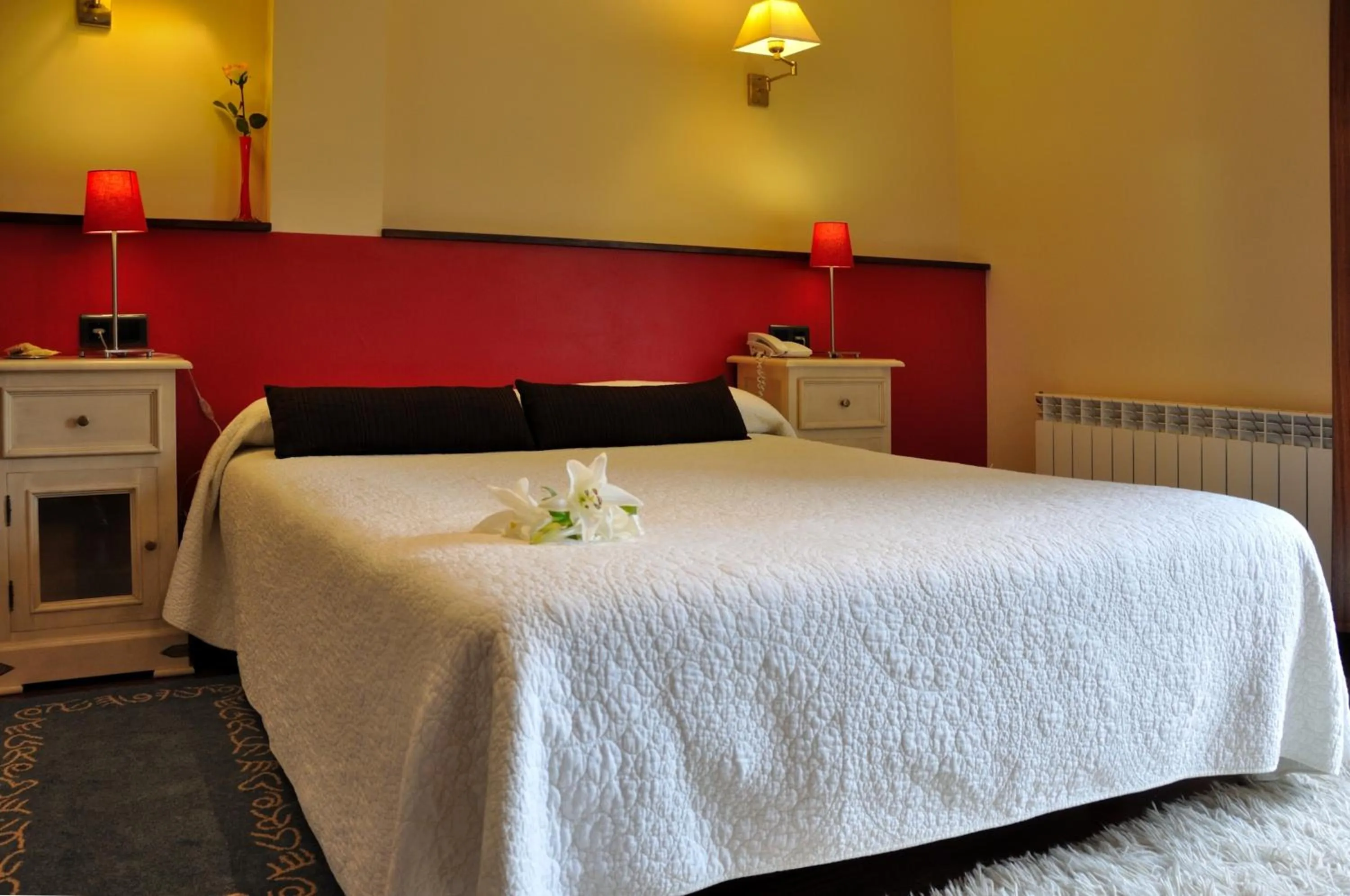 Bed in Hotel Puerta Del Oriente