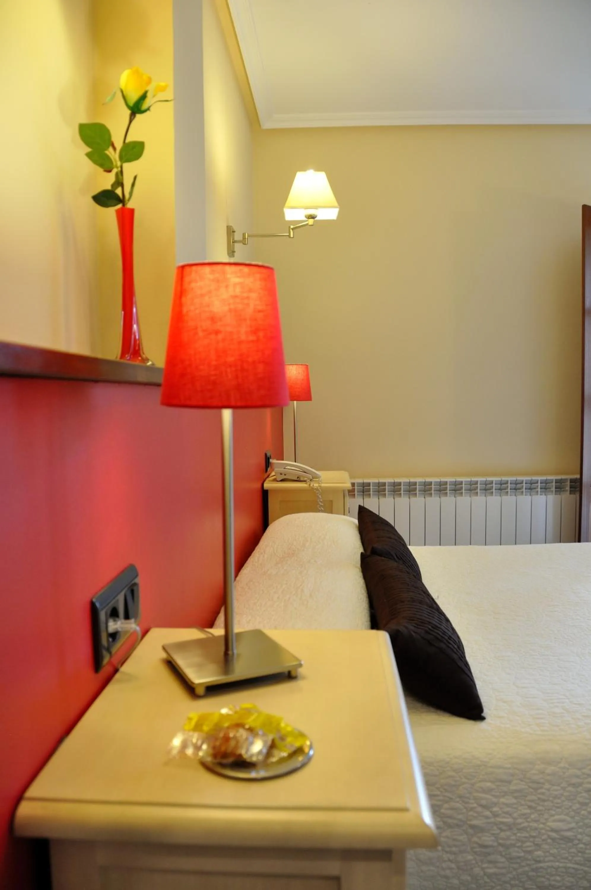 Bed in Hotel Puerta Del Oriente