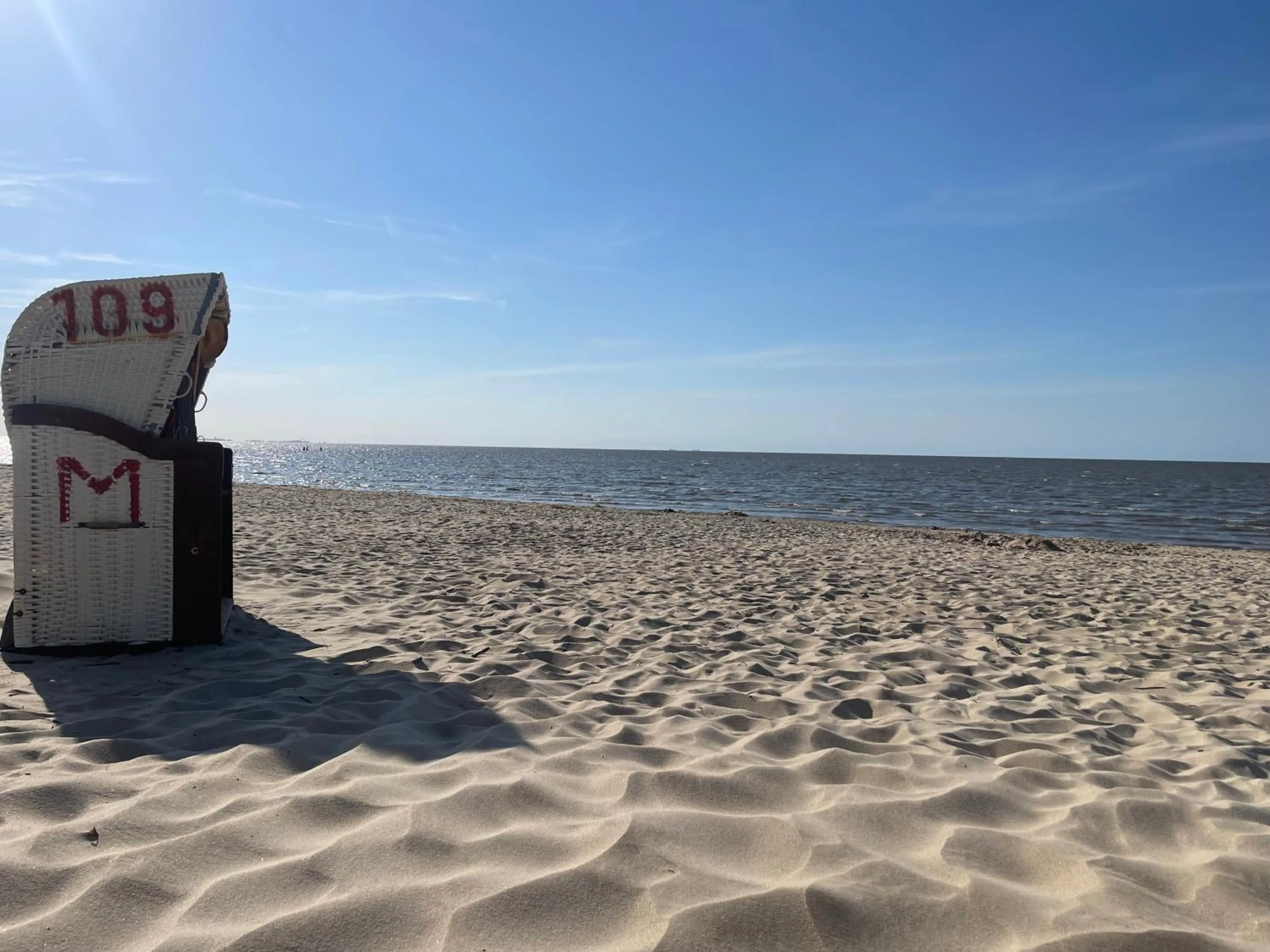 Beach in Duhner Strand Whg 5