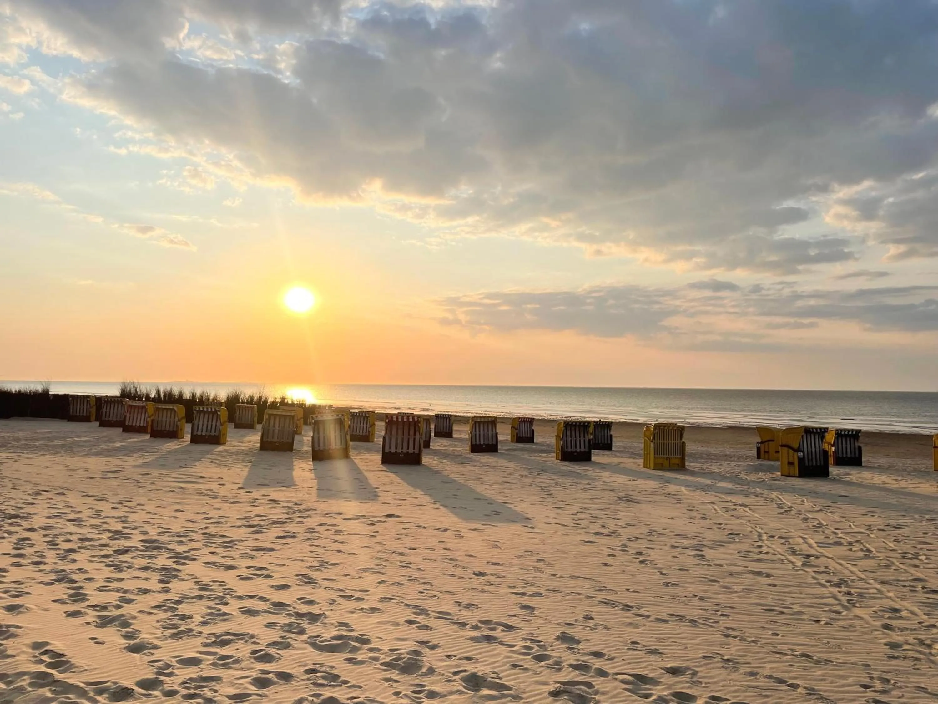 Beach in Duhner Strand Whg 5