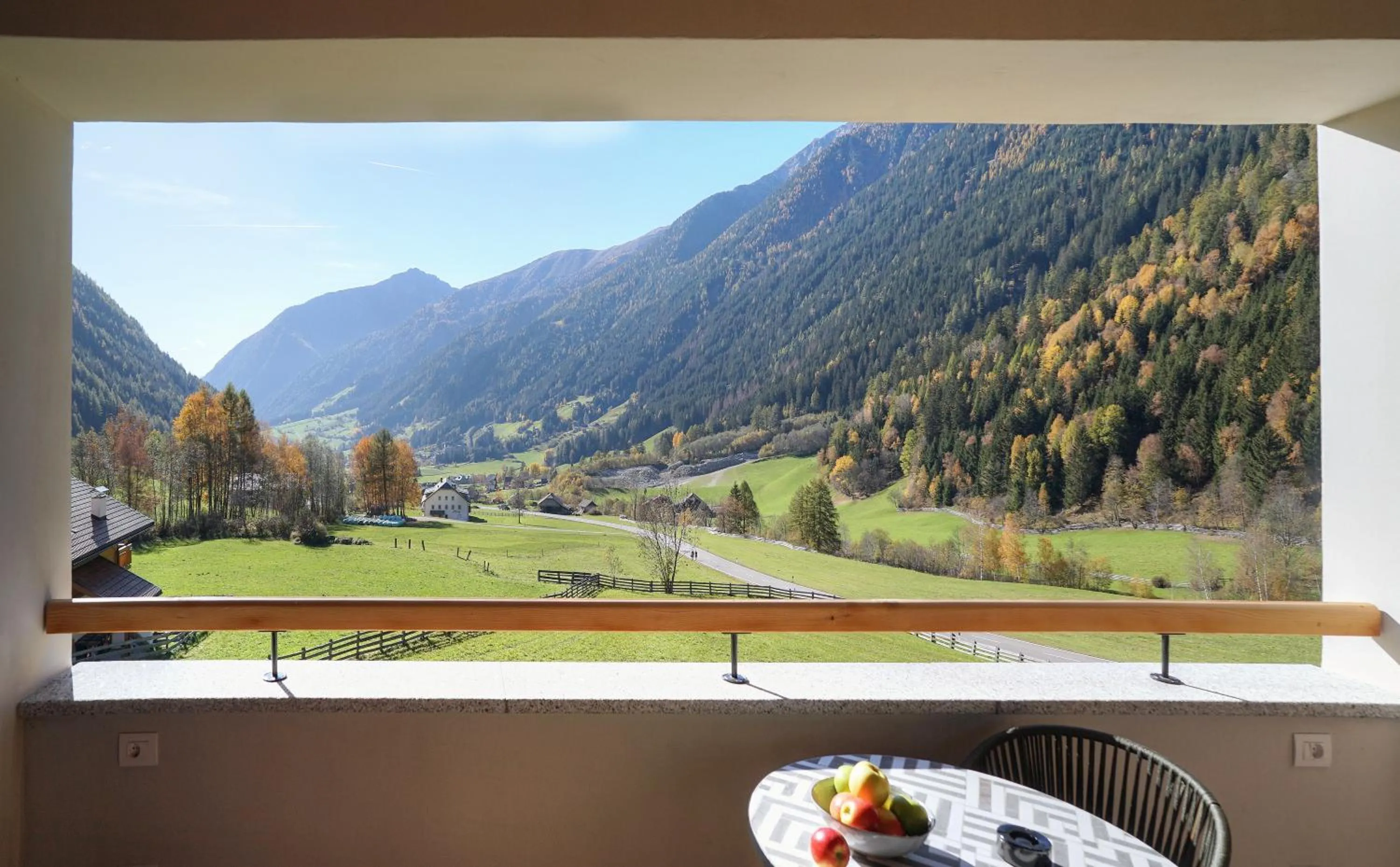 Mountain view in Halbwöhrerhof