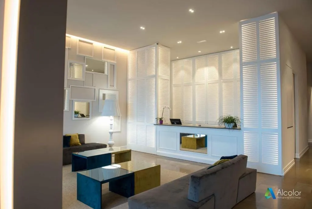 Lobby or reception in Hotel Bruc