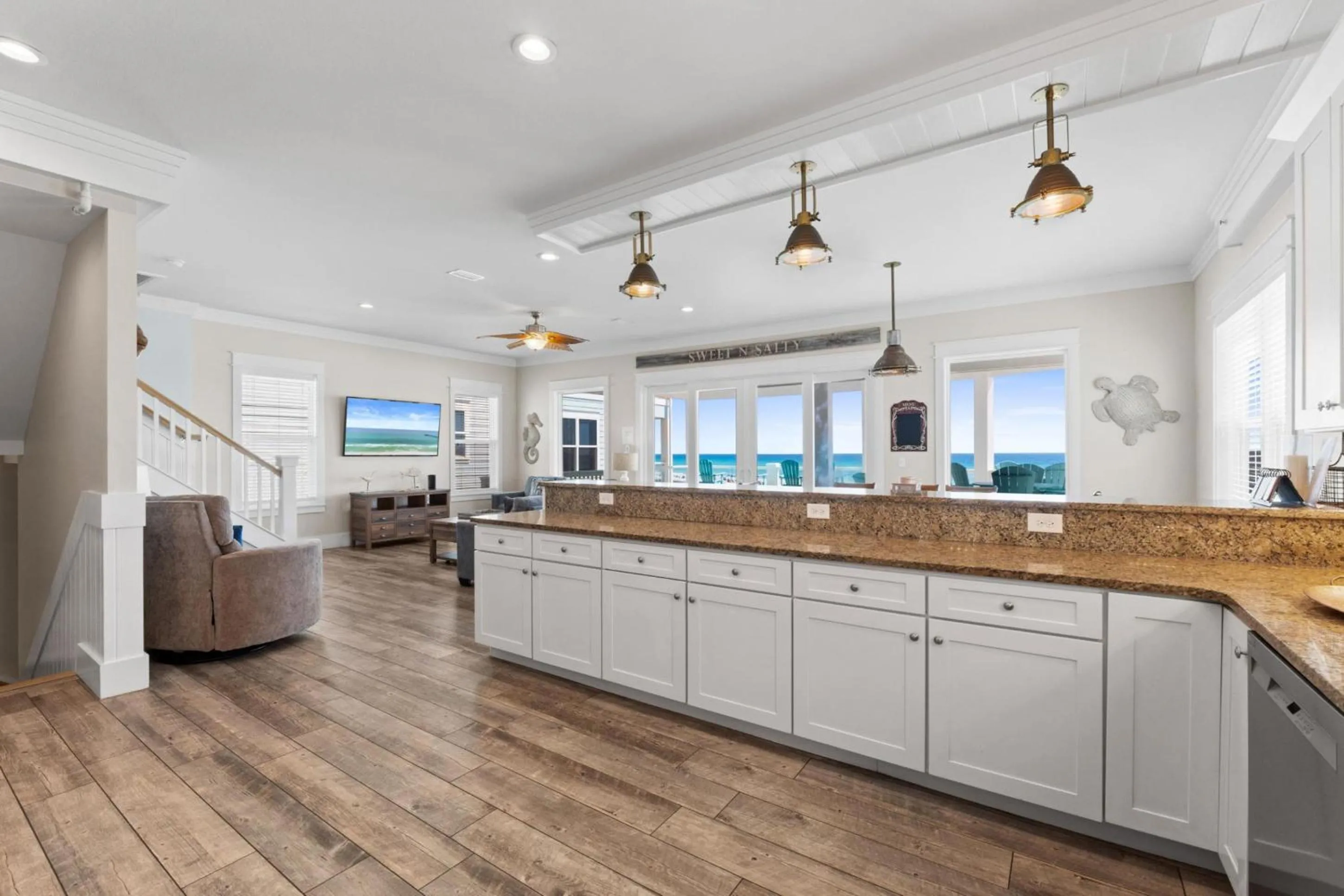 TV and multimedia in Beach House - Sweet N Salty by Panhandle Getaways