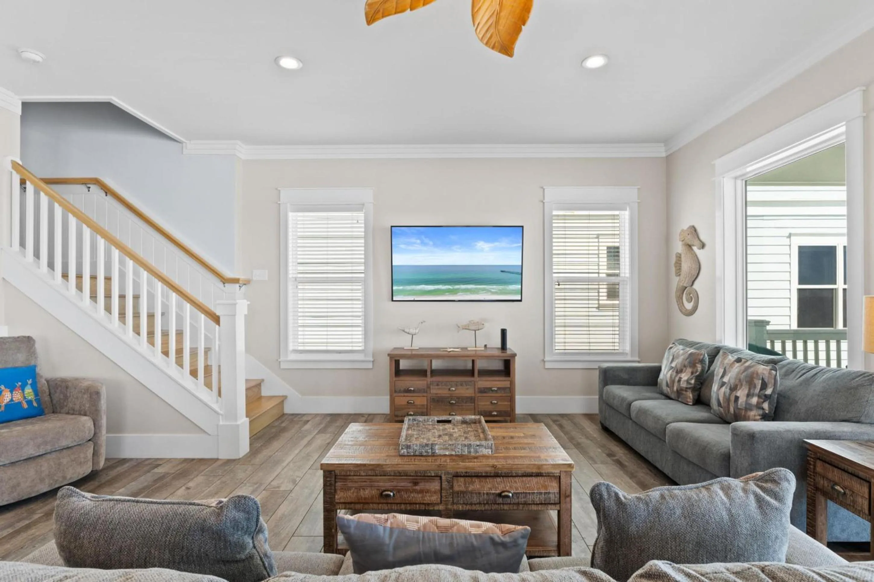 TV and multimedia in Beach House - Sweet N Salty by Panhandle Getaways