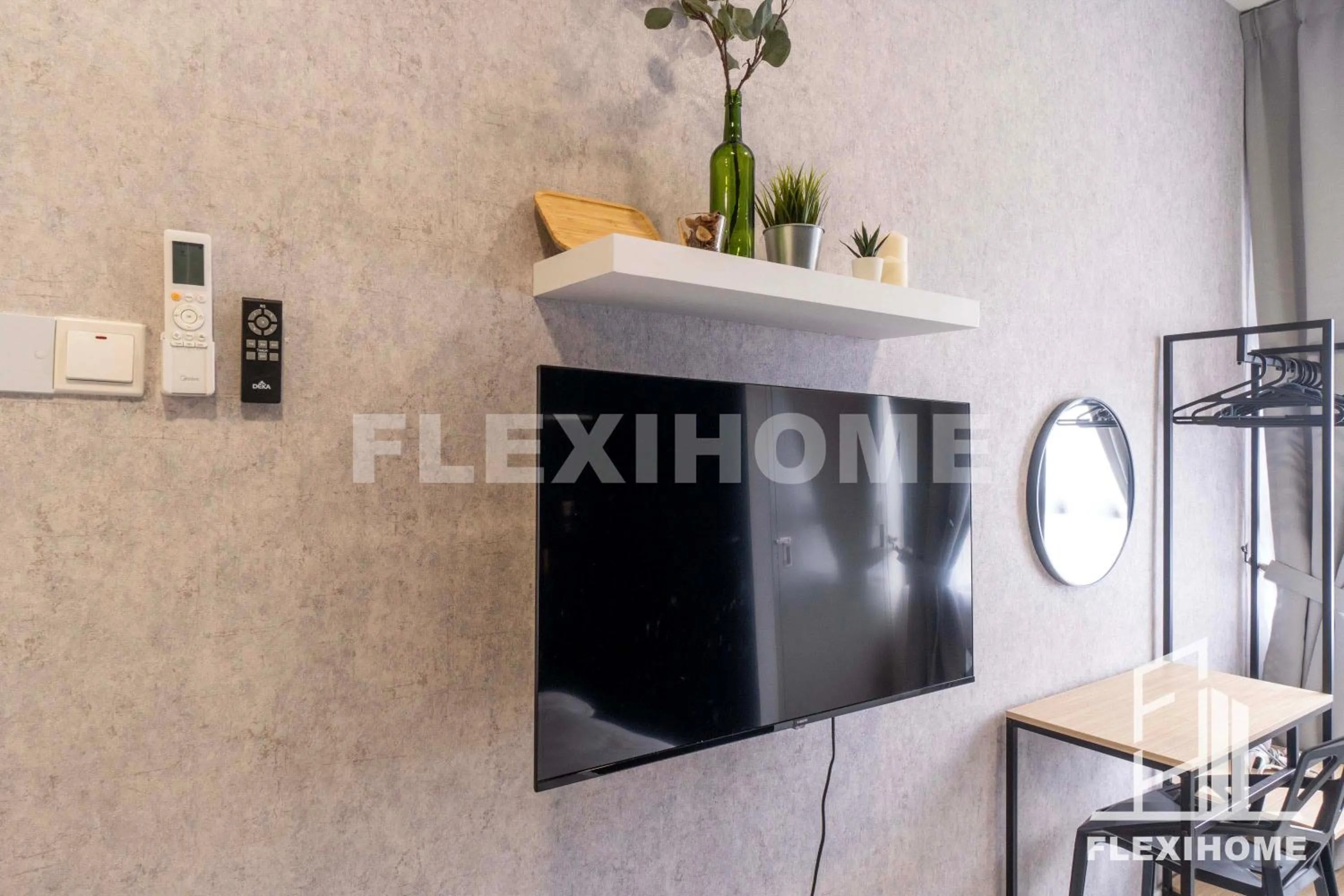 TV and multimedia in KLIA, KLIA2, Horizon Suites Sepang, Designed Studio, by Flexihome-MY
